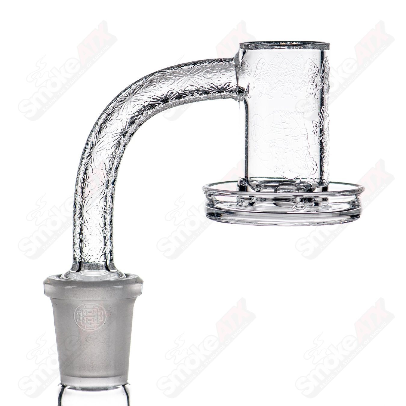 14/90 Air Hream GZ1 Charmer Quave glass banger for dabbing, featuring a sleek design by Quave Club Bangers.