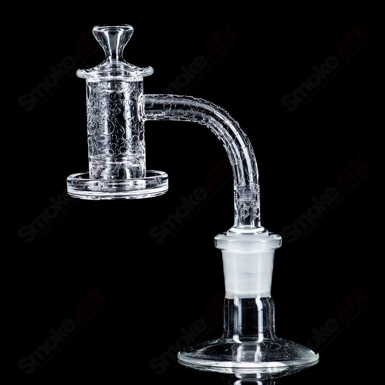 14/90 Quave Club Banger with Cap (Top Shelf) by Quave X Swiss Perc - Smoke ATX