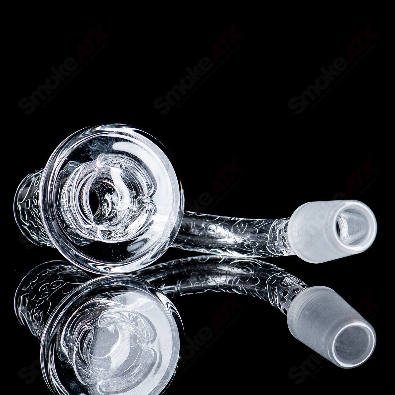 14/90 Quave Club Banger with Cap (Top Shelf) by Quave X Swiss Perc - Smoke ATX