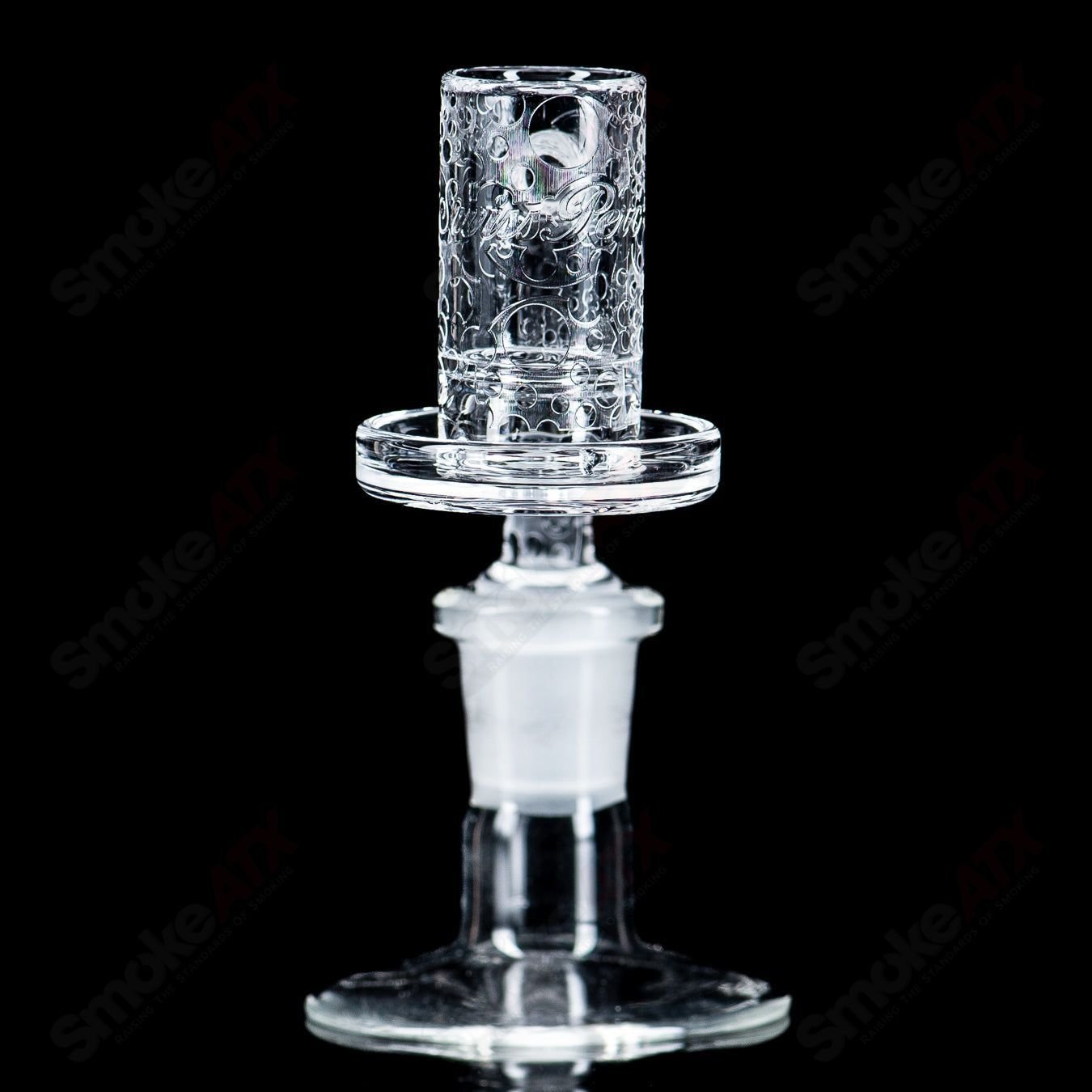 14/90 Quave Club Banger with Cap (Top Shelf) by Quave X Swiss Perc - Smoke ATX