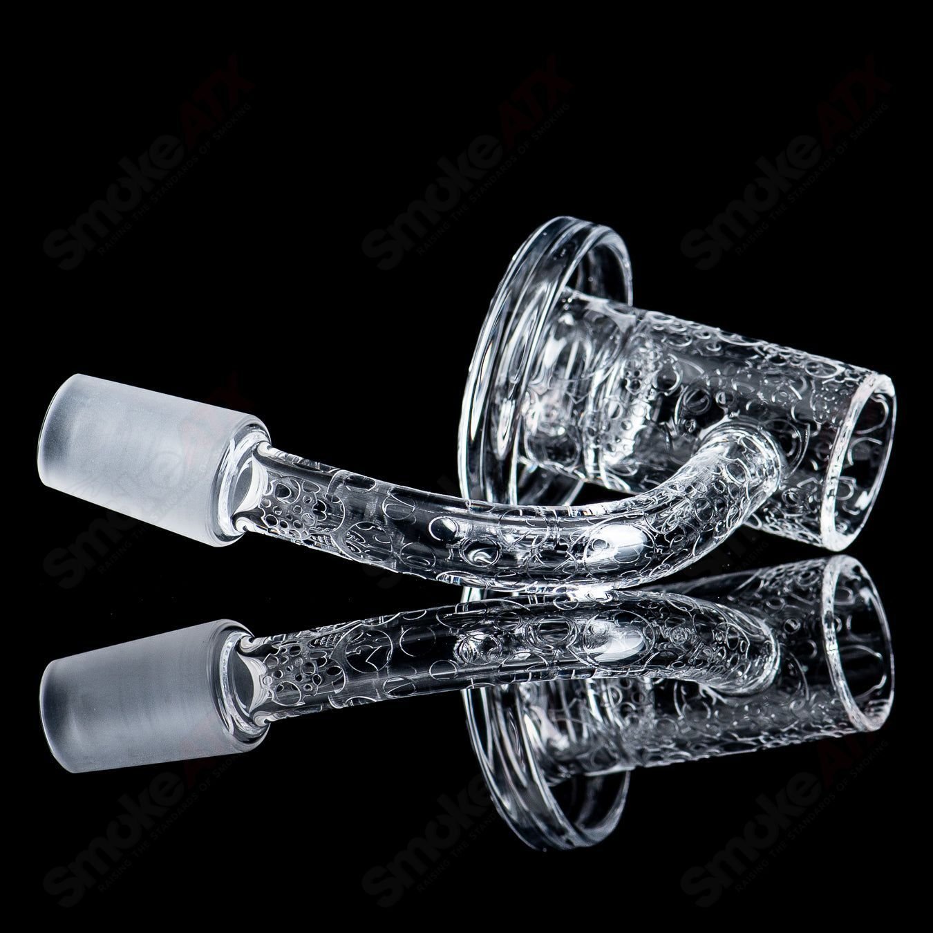 14/90 Quave Club Banger with Cap (Top Shelf) by Quave X Swiss Perc - Smoke ATX