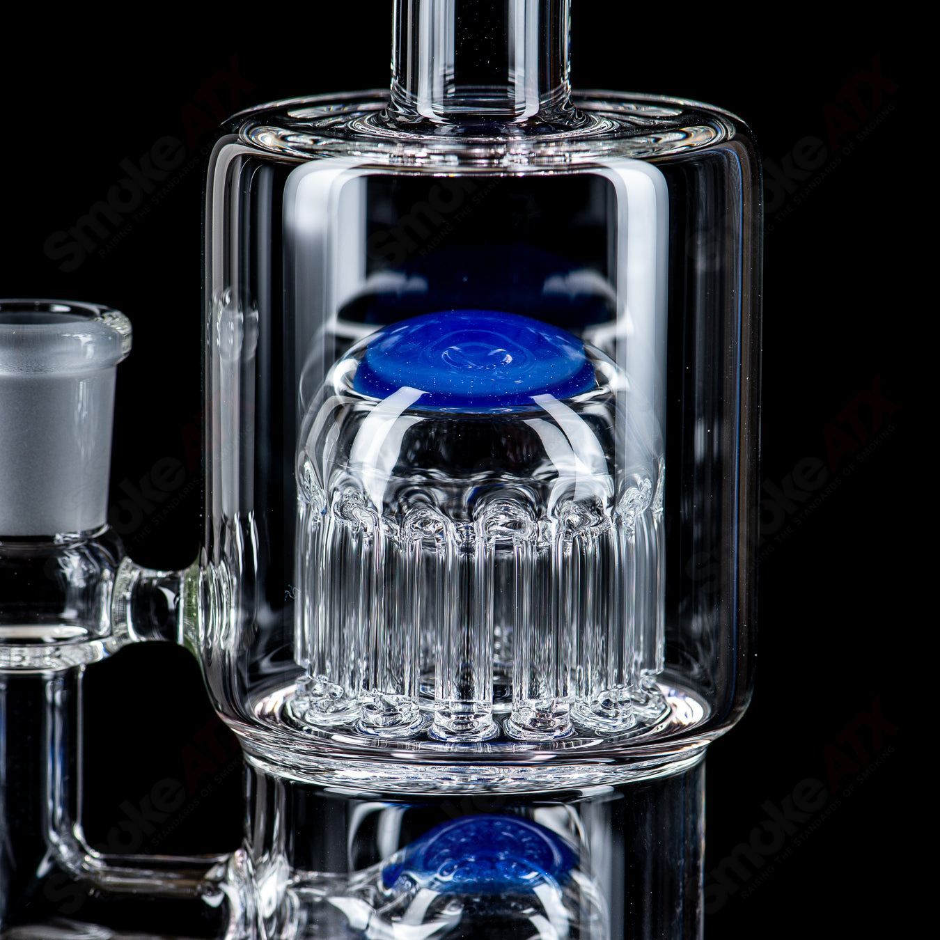 Toro Glass 14mm Double Macro XL bubbler with colorful accents, featuring intricate glass design and durable construction.
