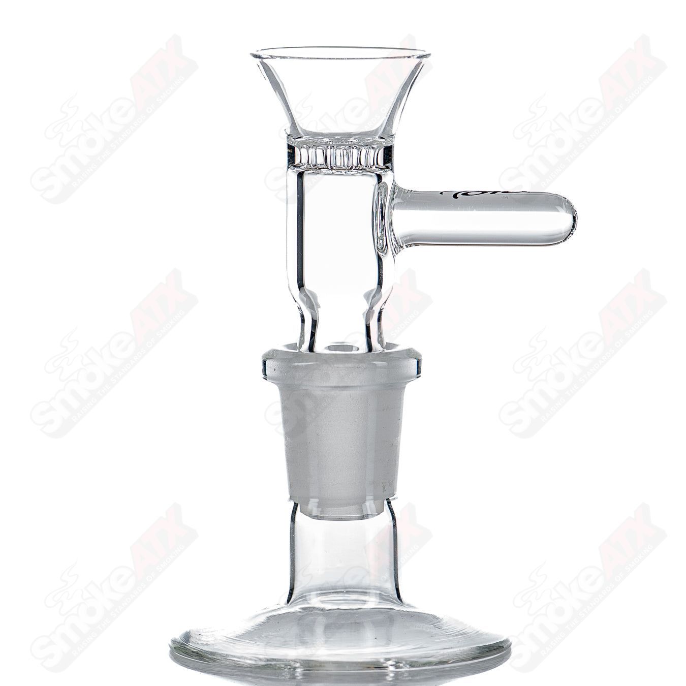 Toro Glass 14mm flared jet slide bowl for smoking accessories, featuring a clear glass design with a flared mouthpiece.