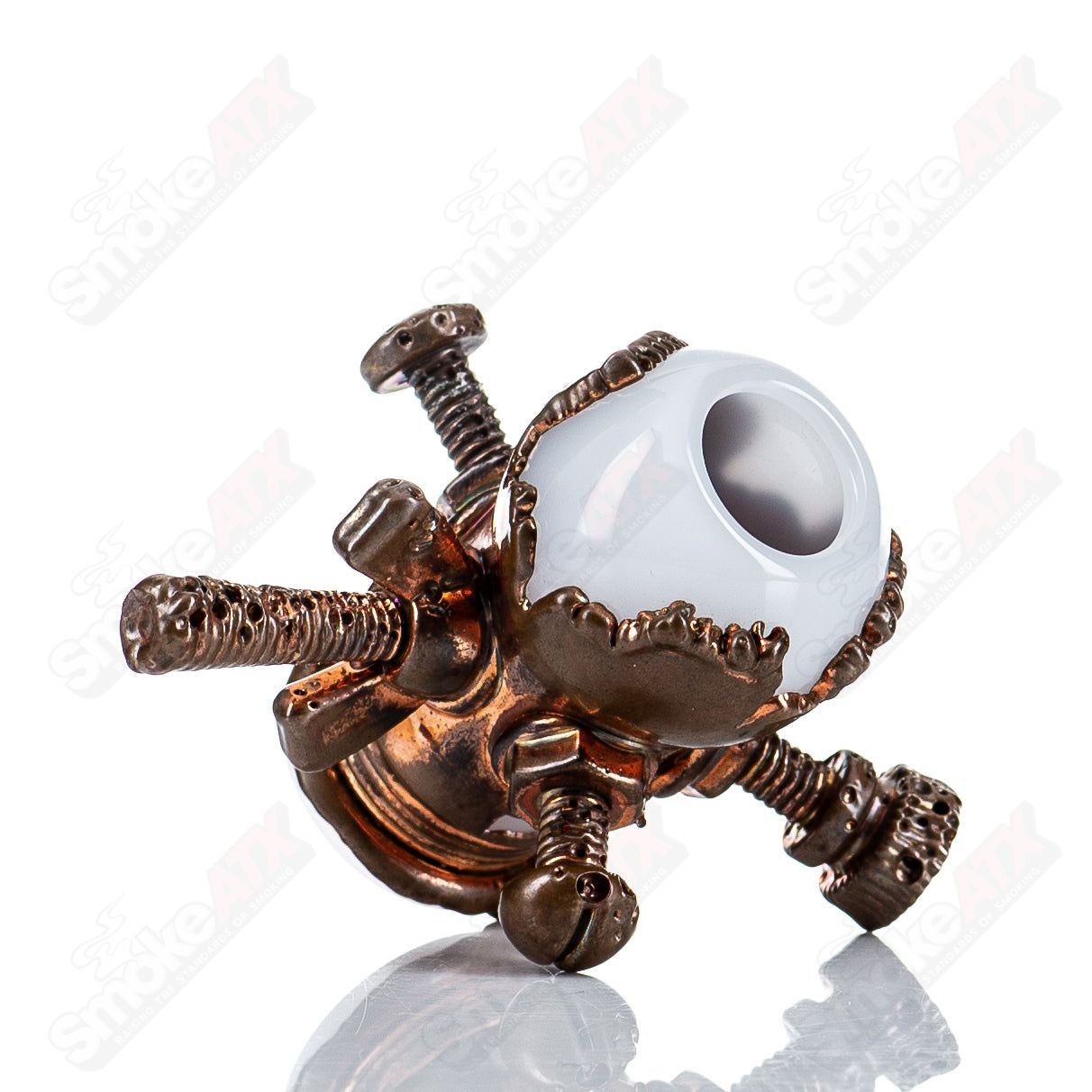 14mm Milk White Electroformed Dome by Snic Glass - Smoke ATX