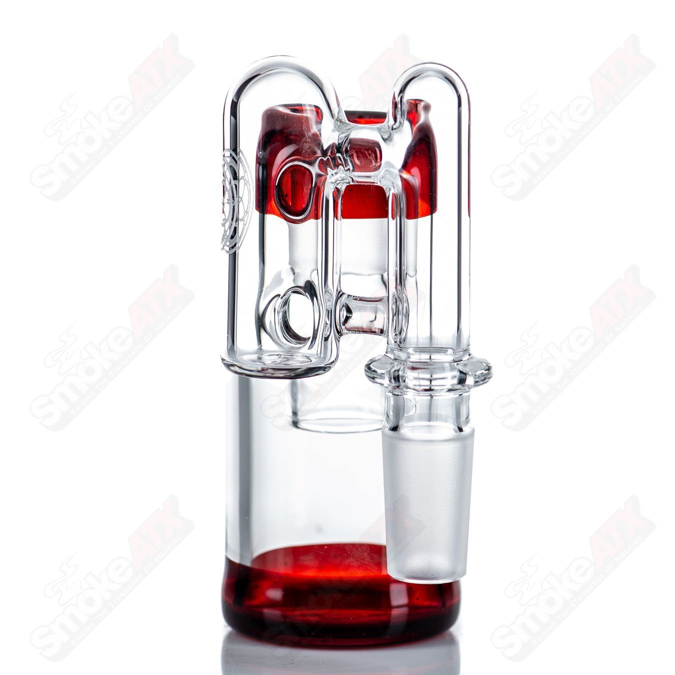 14mm (Pomegranate) Dry Catch by SOL Glassworks - Smoke ATX