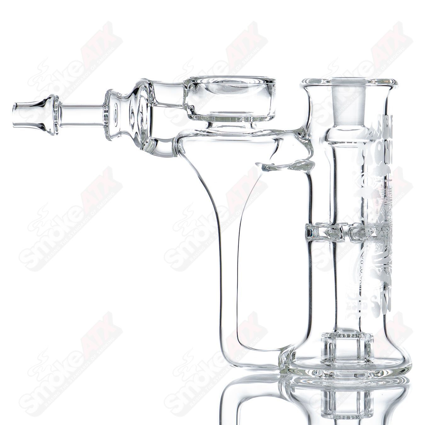 14mm RBH concentrate rig by Bear Mountain Studios, heady glass piece with intricate design and durable glass construction.