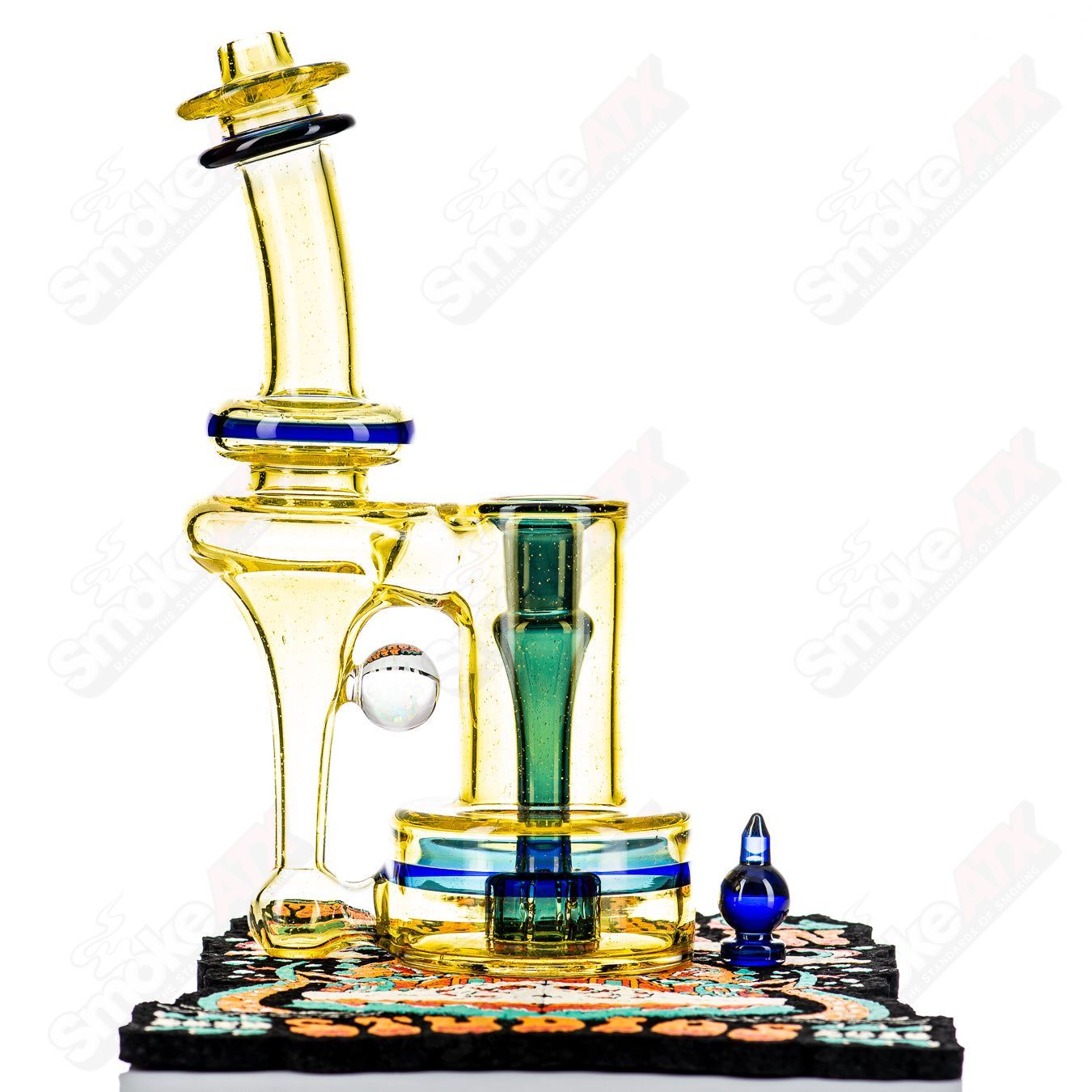 14mm RBR Terps/Brilliant Blue by Bear Mountain Studios - Smoke ATX