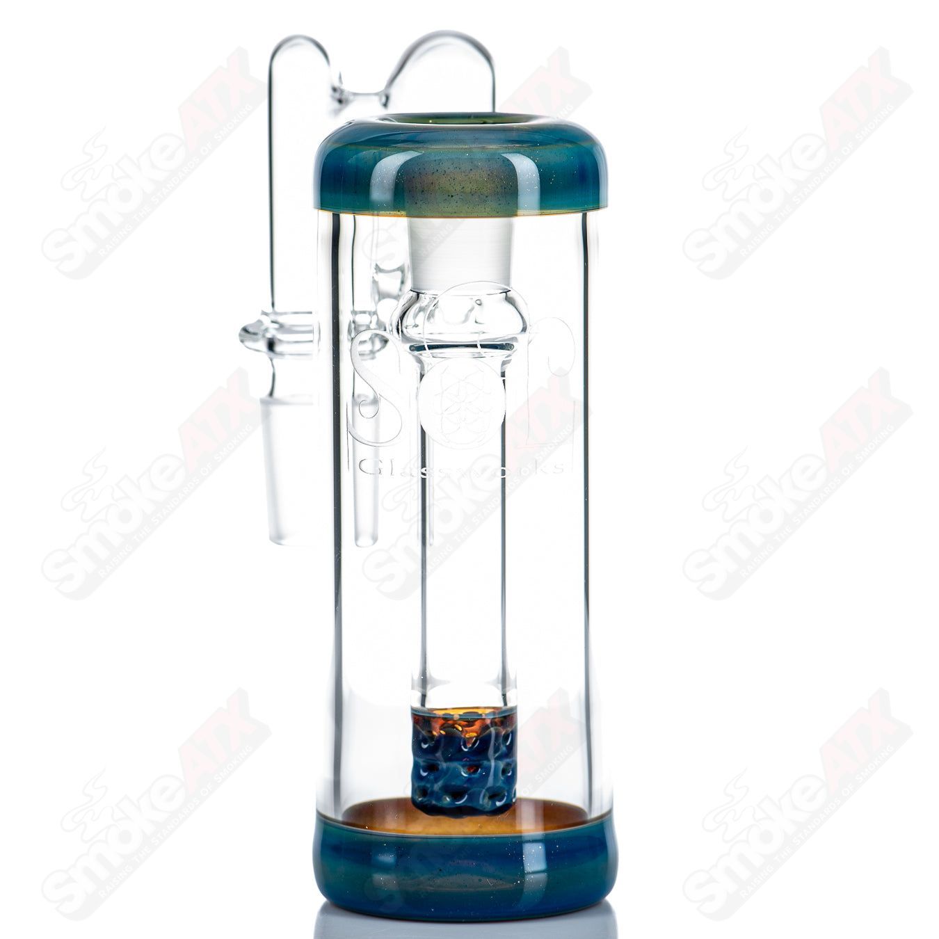 14mm (Shooting Star) Ash Catcher SOL Glassworks - Smoke ATX