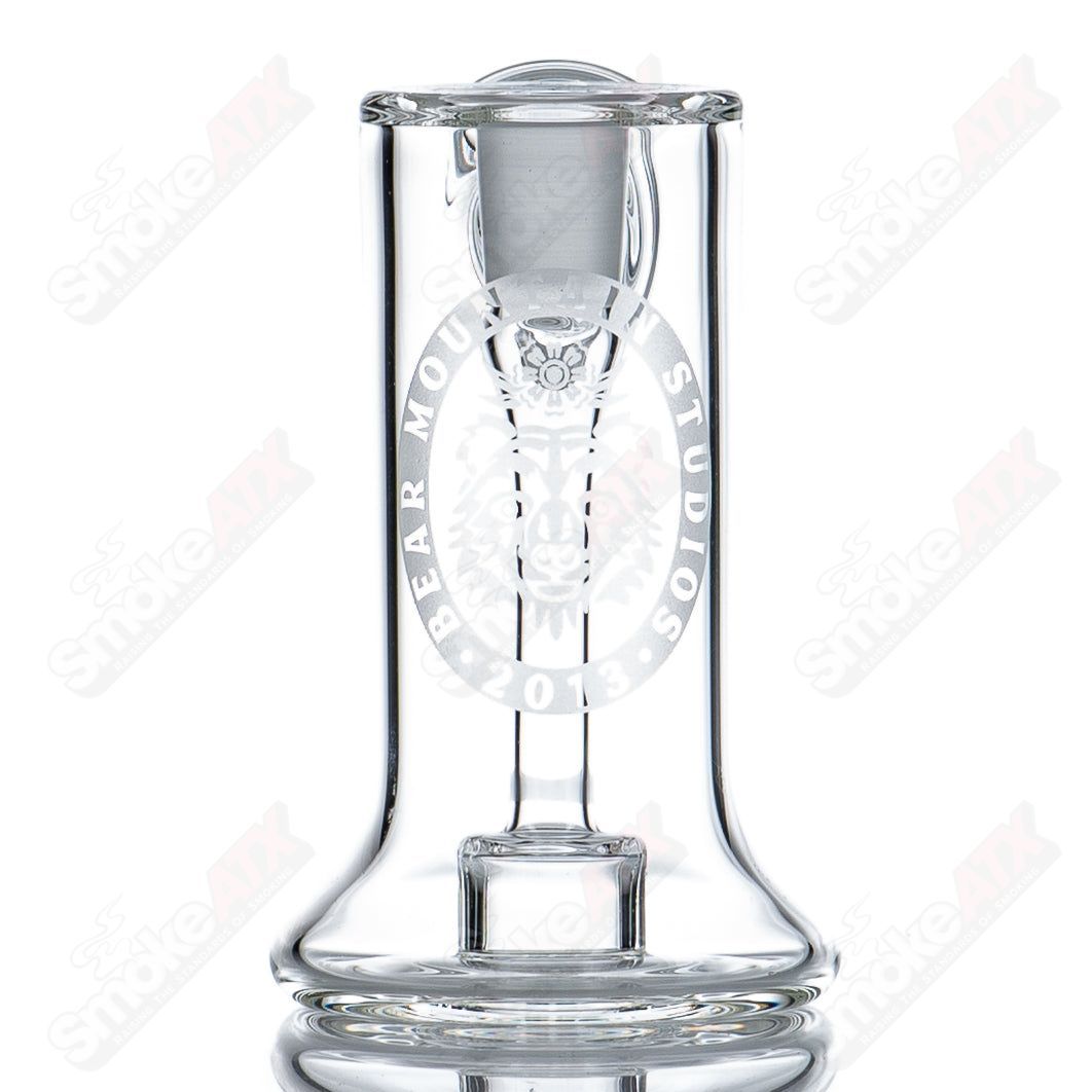 14mm Terp Hammer concentrate rig by Bear Mountain Studios, heady glass piece with a unique design for dabbing and concentrates.