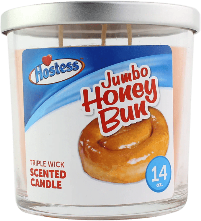 14oz Licensed Snacks Scented Candles featuring colorful packaging and snack-themed designs for a fun, aromatic decor accent.