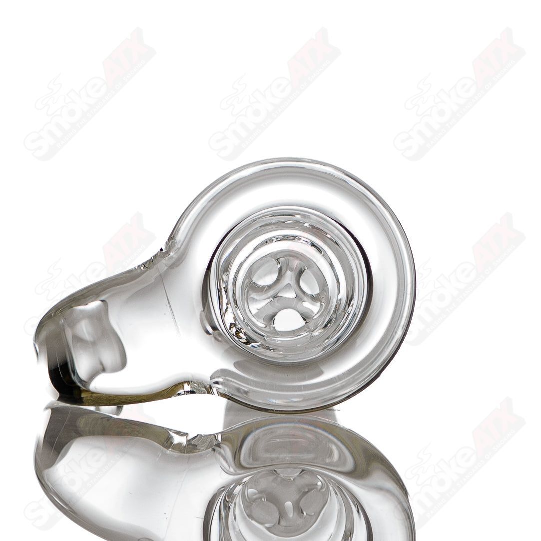 15in Clear Puck Perc Bent Neck Tube SPG - Smoke ATX
