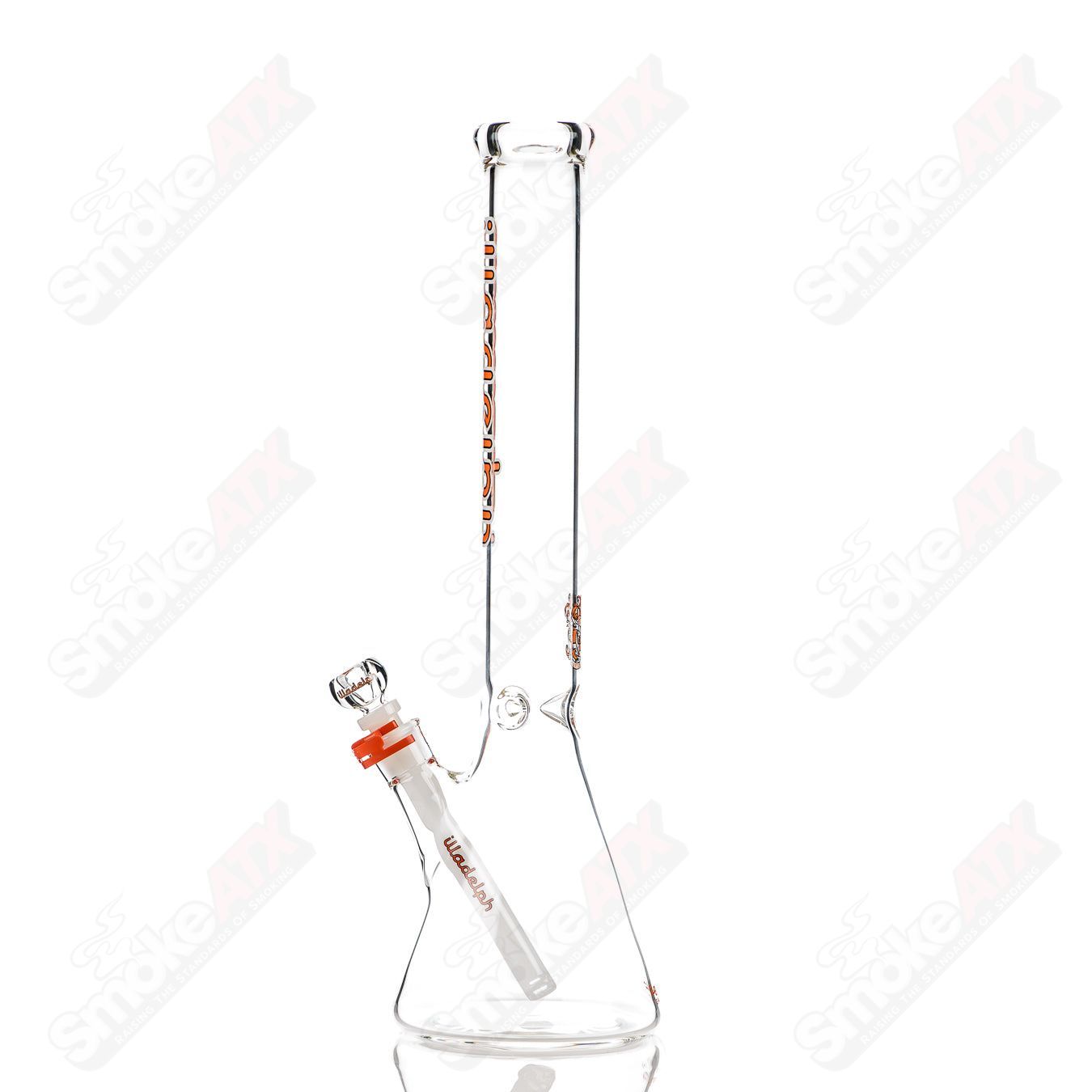 17" 5mm (Orange) Short Beaker Illadelph - Smoke ATX