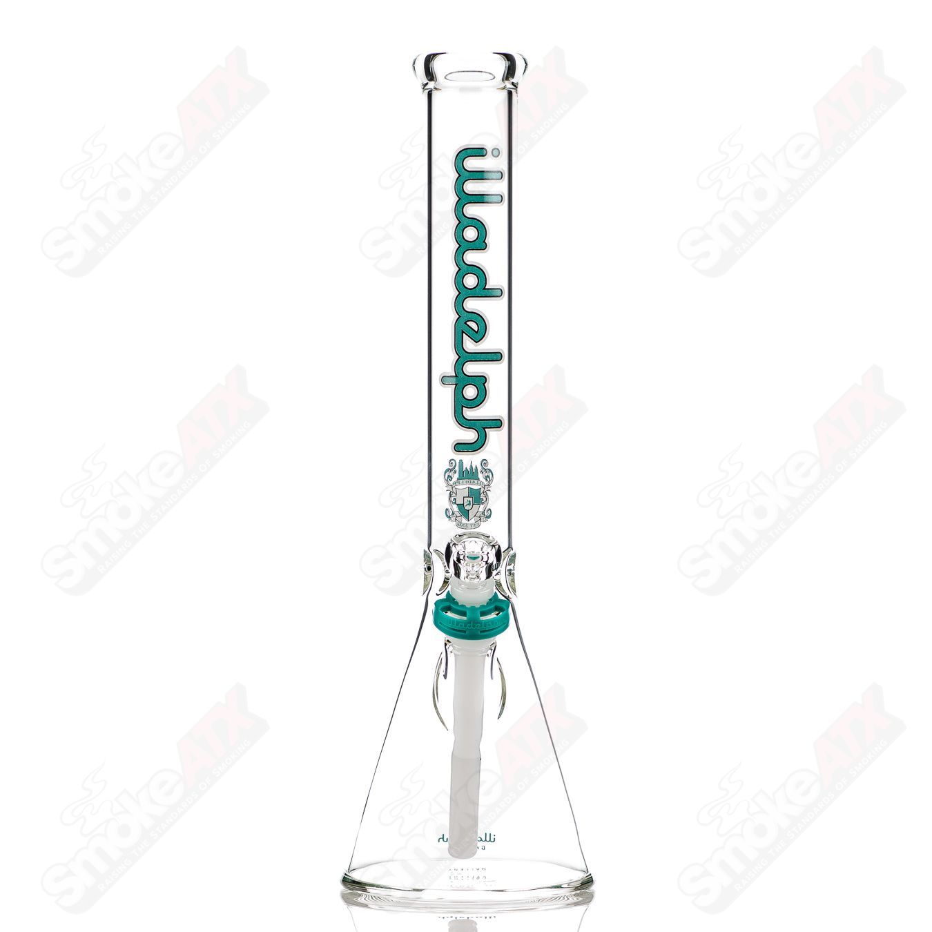 17" 5mm (Teal) Short Beaker Illadelph - Smoke ATX