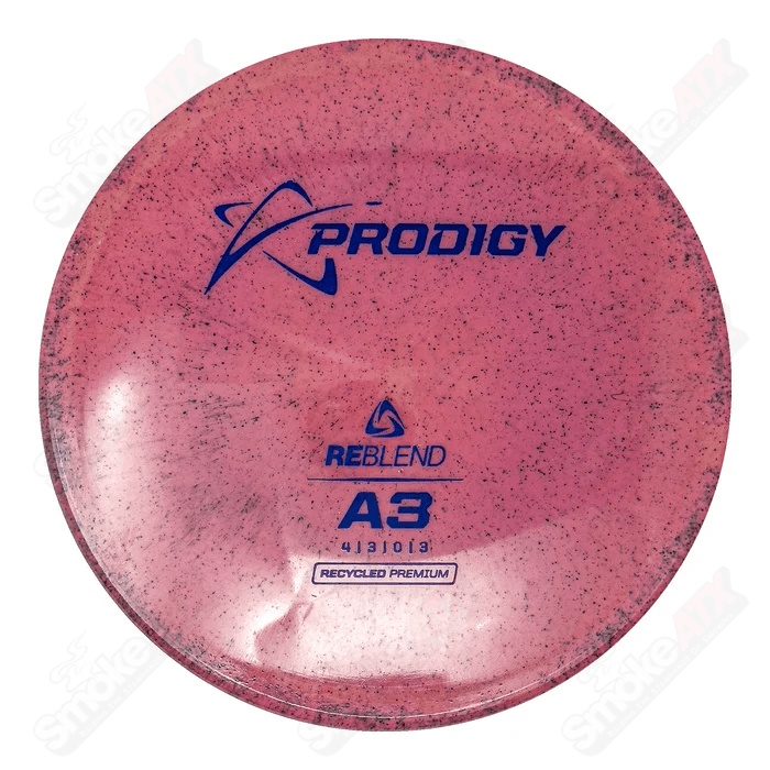 170 - 174g Pink A3 Approach Disc - Reblend Plastic Prodigy Disc - Smoke ATX