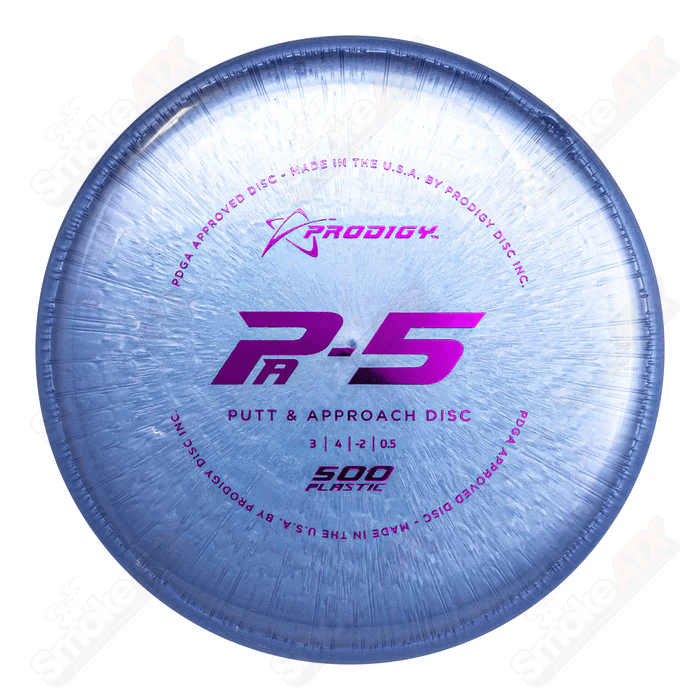 170 - 177g Purple PA - 5 Putt & Approach Disc - 500 Plastic Prodigy Disc - Smoke ATX