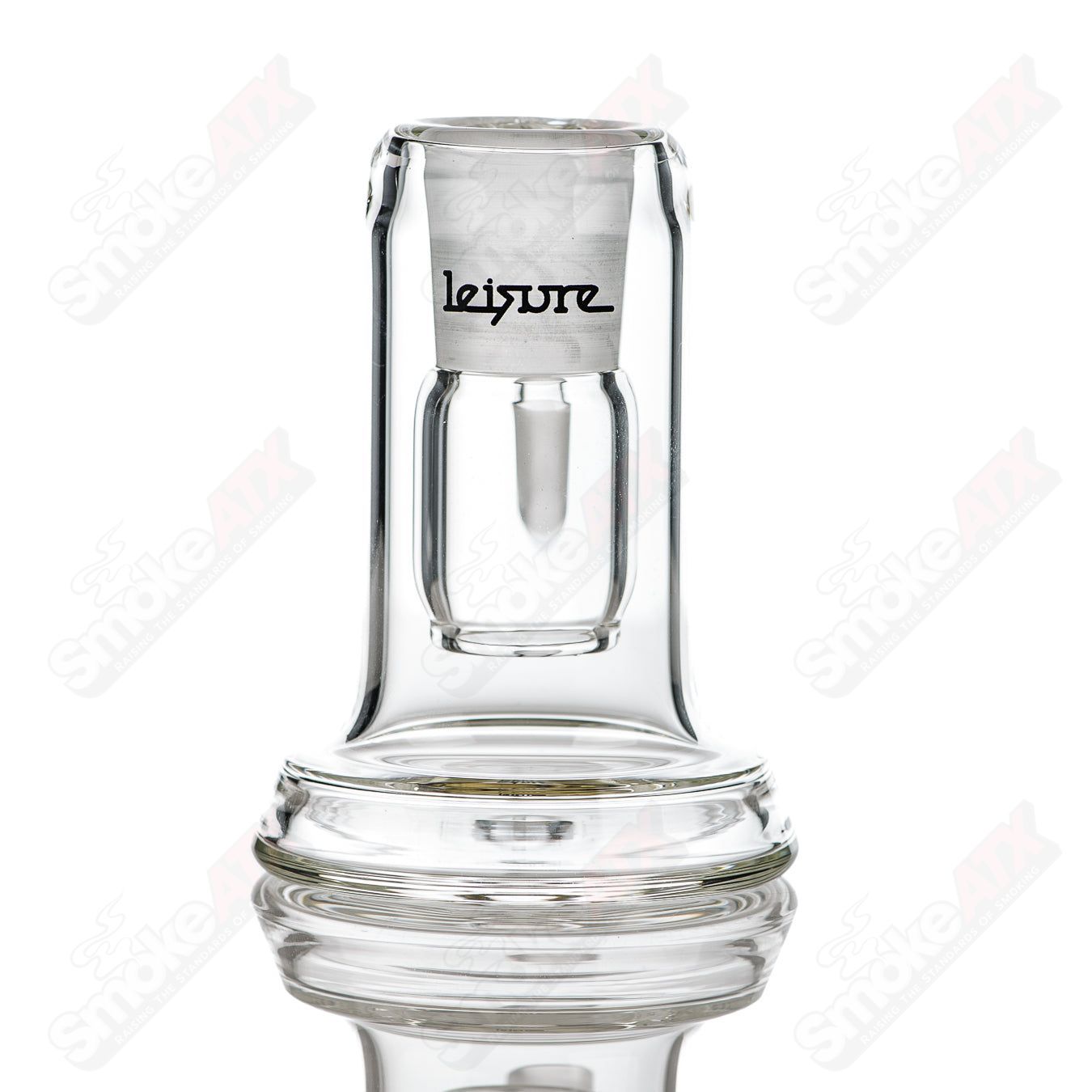 Leisure Glass 18/45 Drycatcher classic logo leisure glass with clear design and printed logo on the side.
