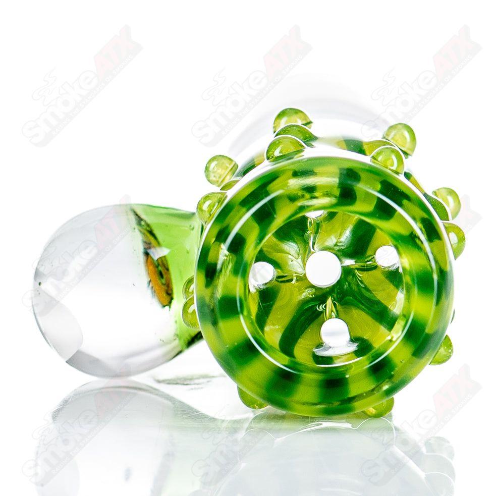 18mm 5 - Hole Slide with Hobnail Accents + Millie (Homer) by Black Tuna - Smoke ATX