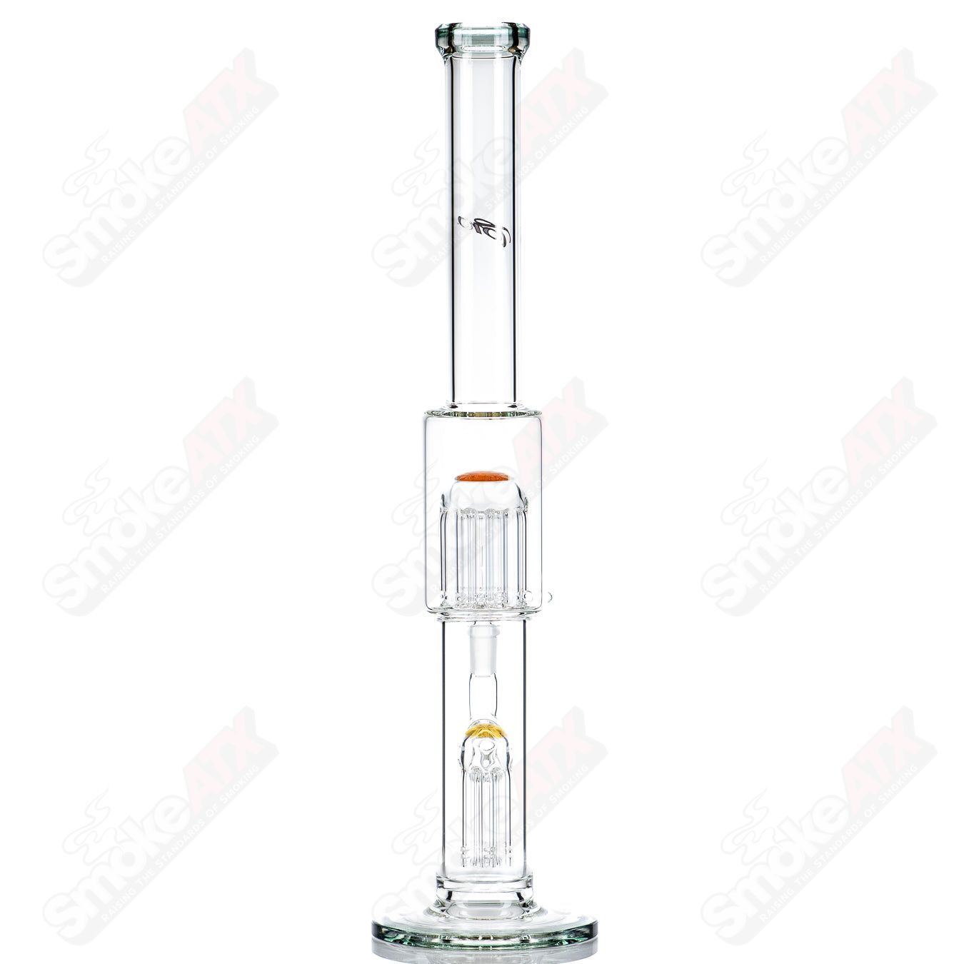 18mm 7/13 Arm Perc w Color Cap (CFL) Toro Glass - Smoke ATX