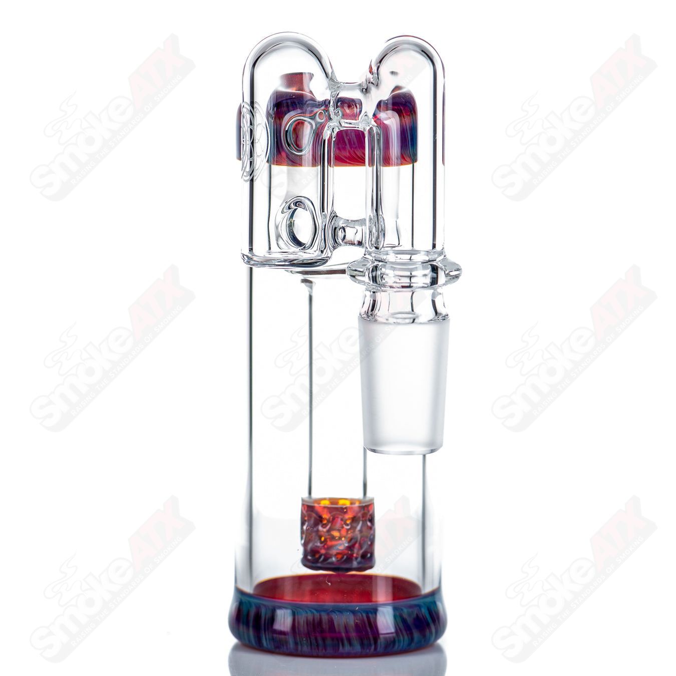 18mm (Amber Purple) Ash Catcher by SOL Glassworks - Smoke ATX