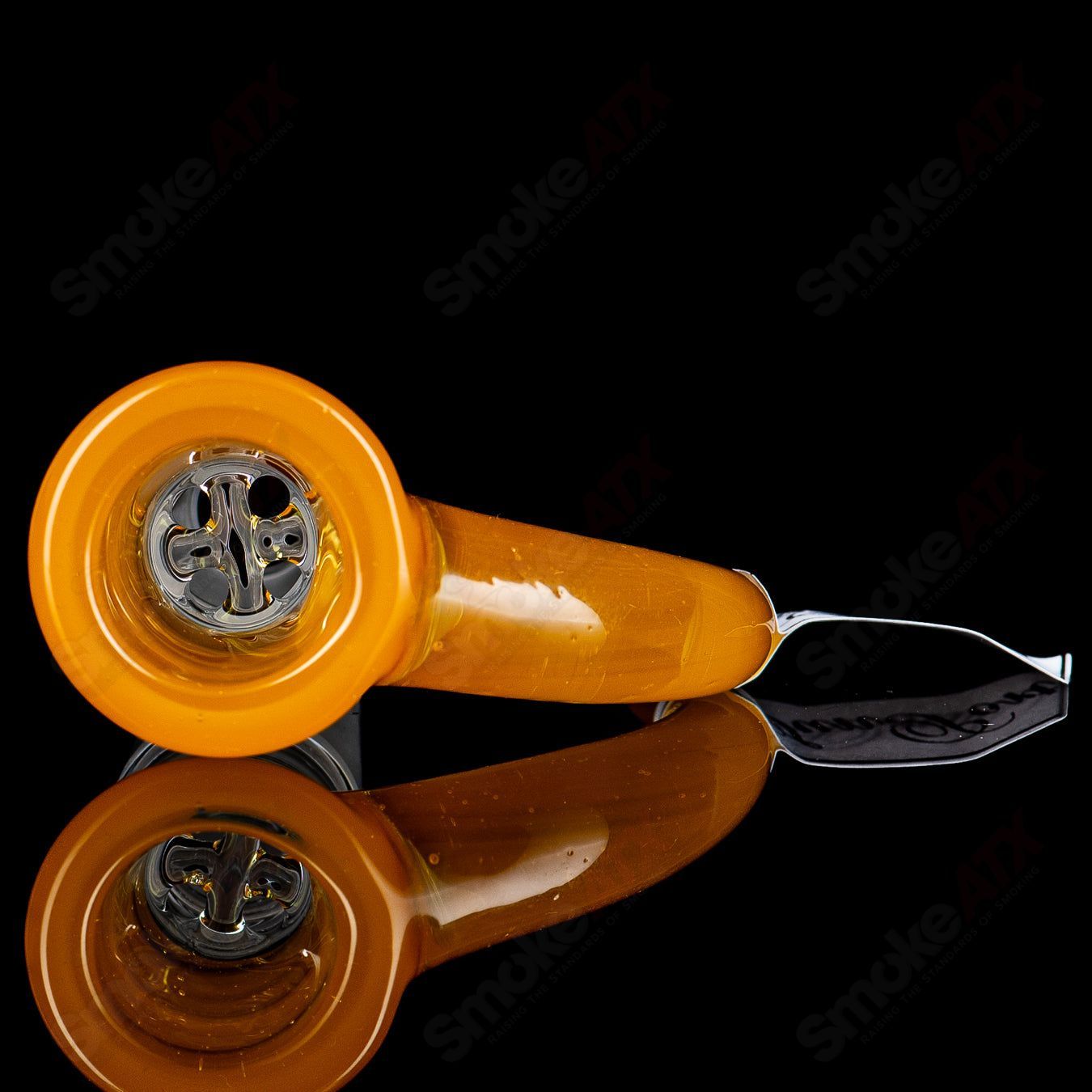 Sovereignty Glass 18mm Full Accent Slide with Sun Port for heady glass bowls, featuring vibrant design and durable construction.