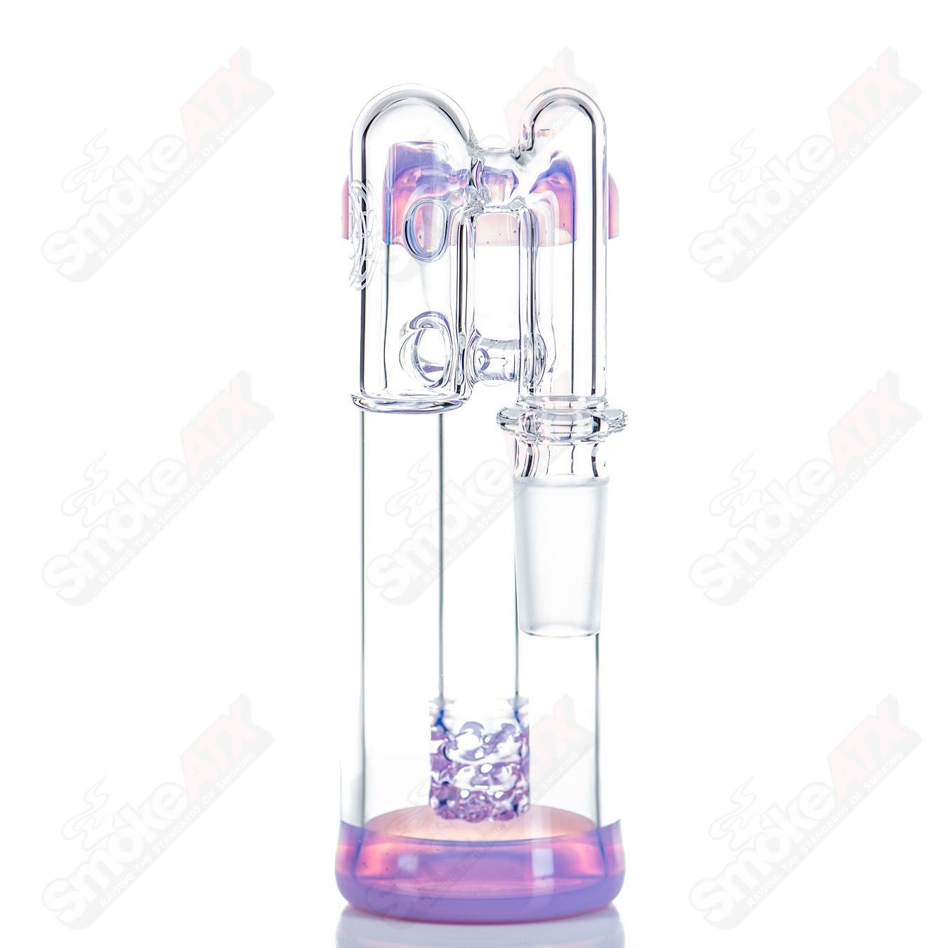 18mm (Neo - Opal) Ash Catcher by SOL Glassworks - Smoke ATX