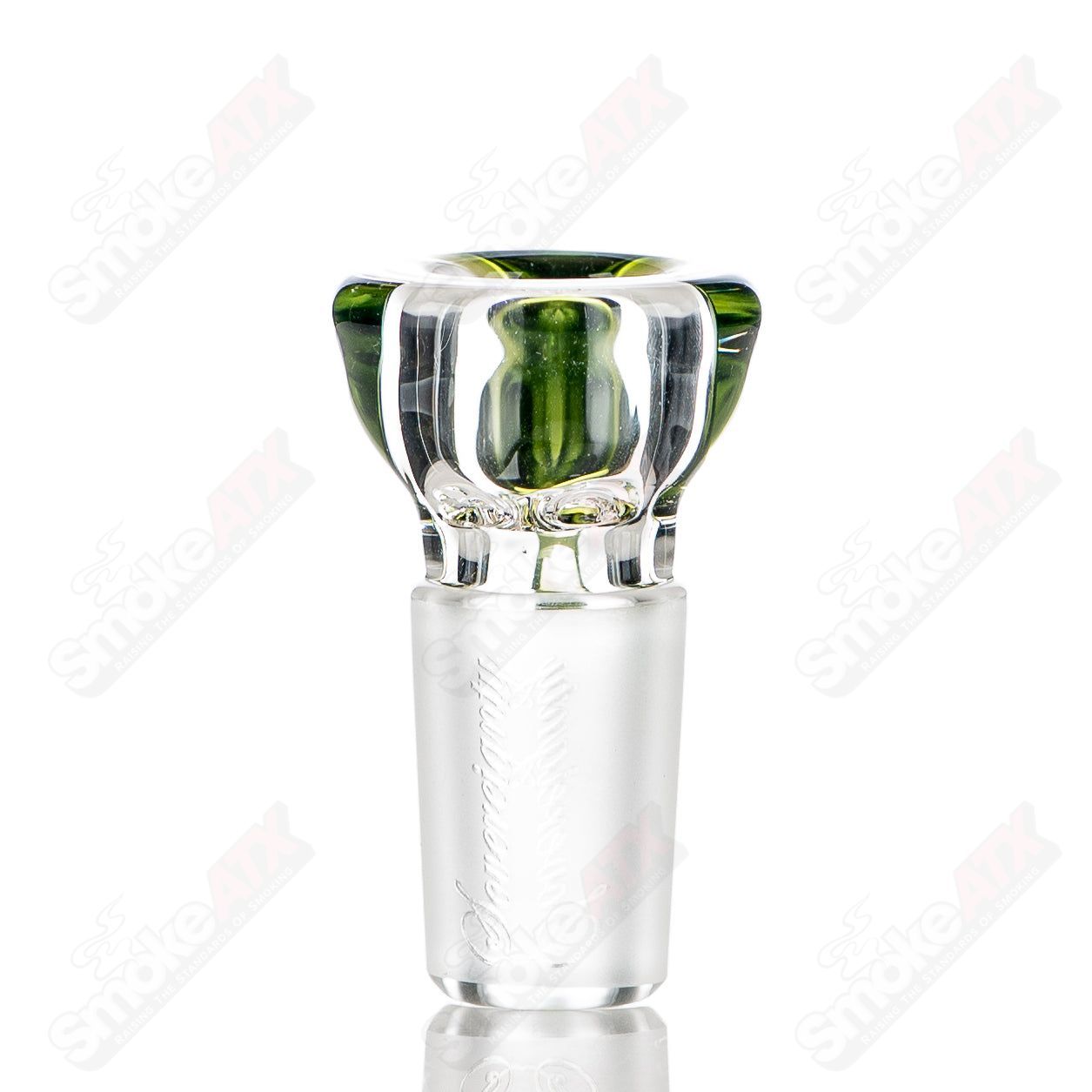 Sovereignty Glass 18mm Partial Accent Slide featuring Ninja Turtles design for heady glass bowls.