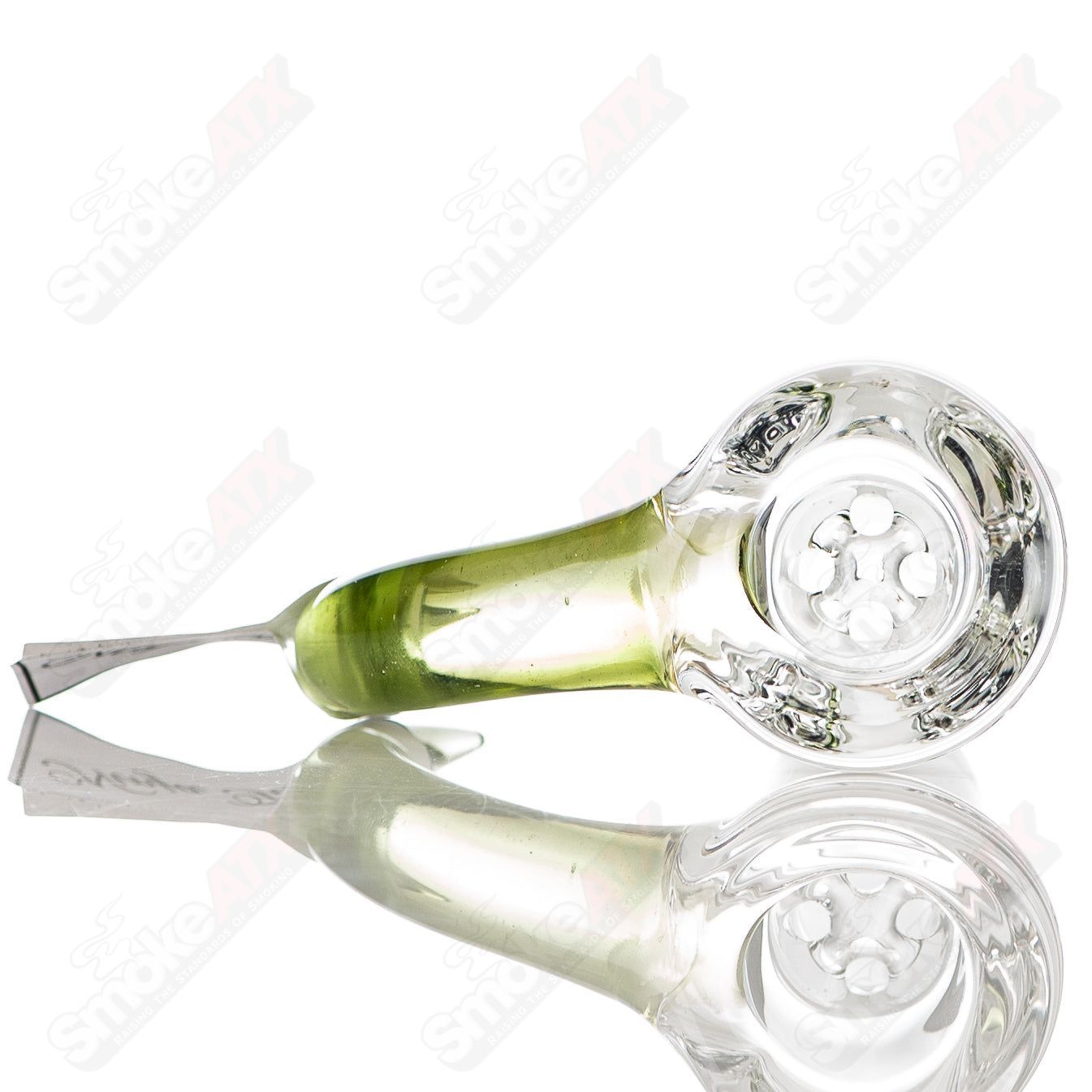 Sovereignty Glass 18mm Partial Accent Slide featuring Ninja Turtles design for Heady Glass bowls.