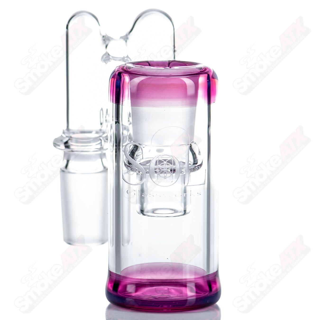 18mm (Royal Jelly) Dry Catch by SOL Glassworks - Smoke ATX