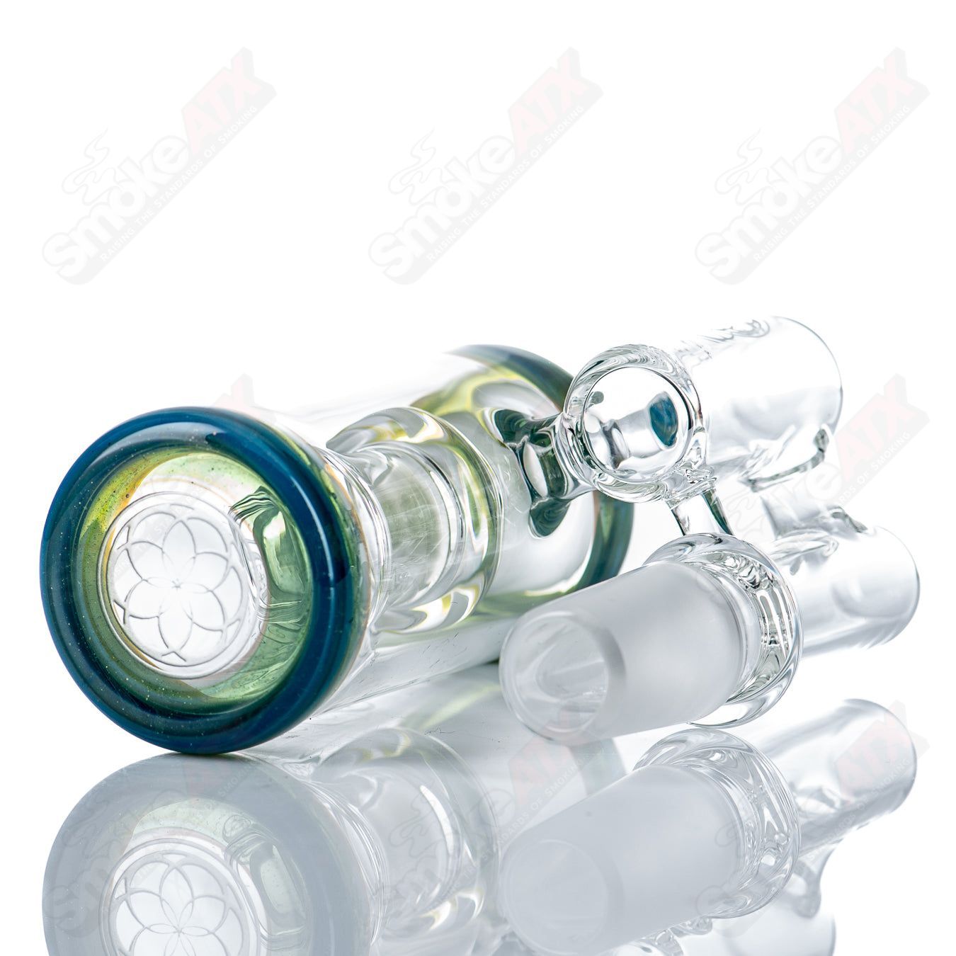 18mm (Shooting Star) Dry Catch by SOL Glassworks - Smoke ATX