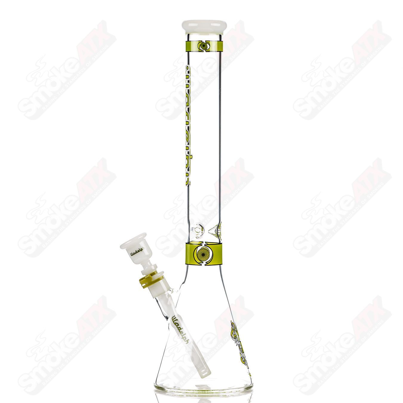 19" (Lime) Signature Series Medium Beaker Illadelph - Smoke ATX