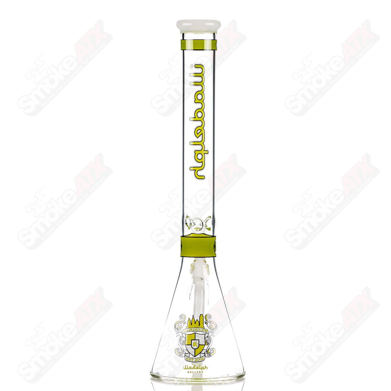 19" (Lime) Signature Series Medium Beaker Illadelph - Smoke ATX