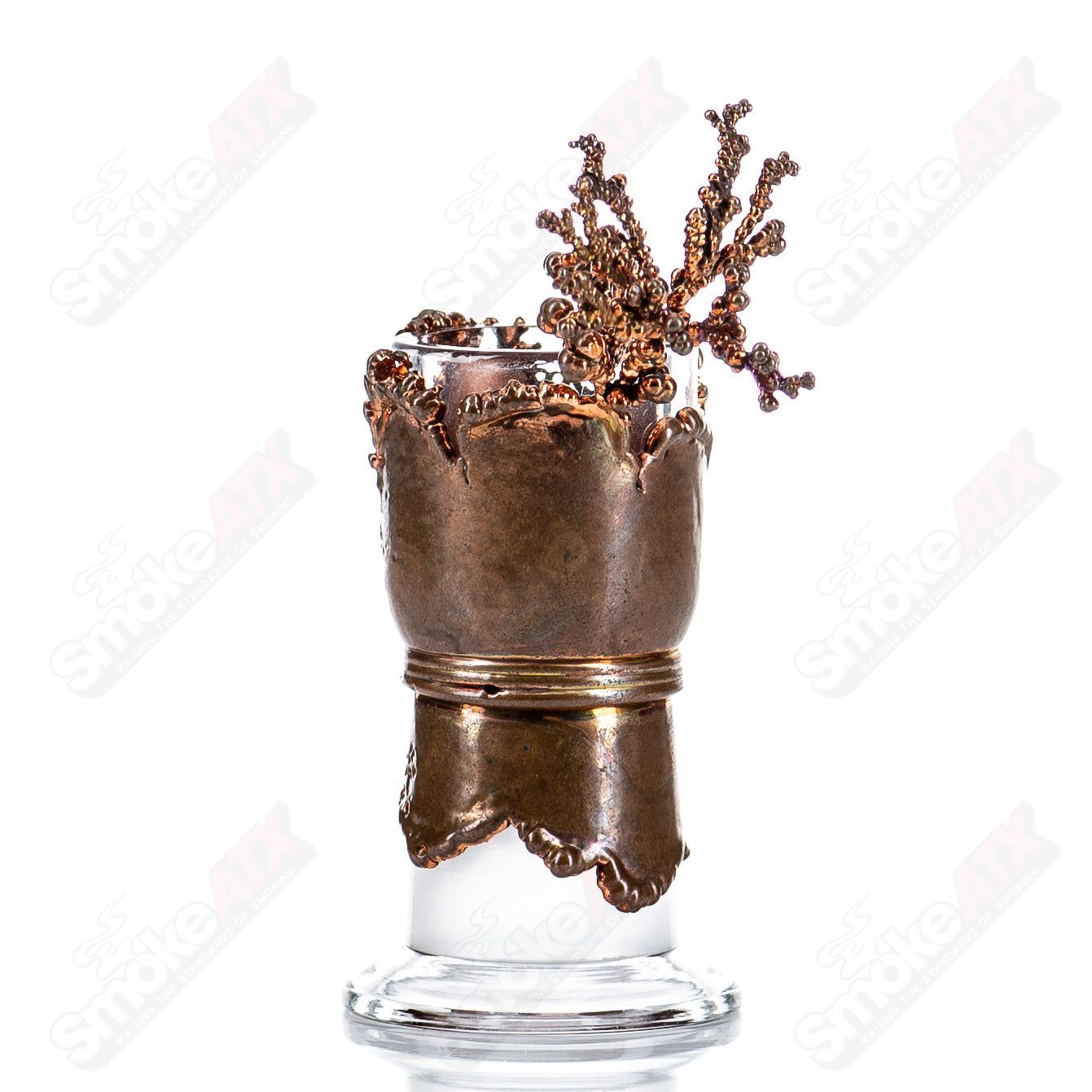 19mm Bronze Electroformed Dome by Snic Glass - Smoke ATX