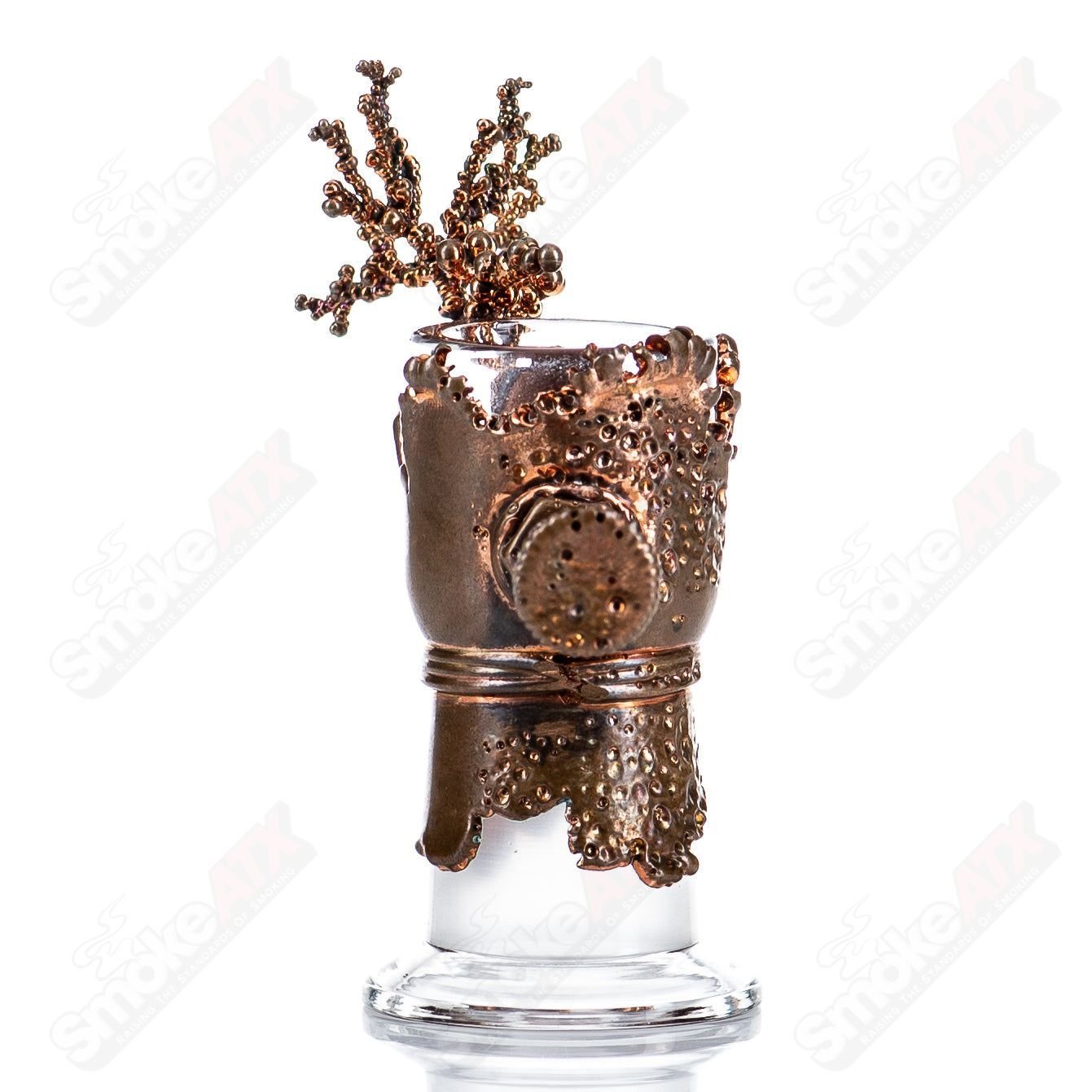 19mm Bronze Electroformed Dome by Snic Glass - Smoke ATX