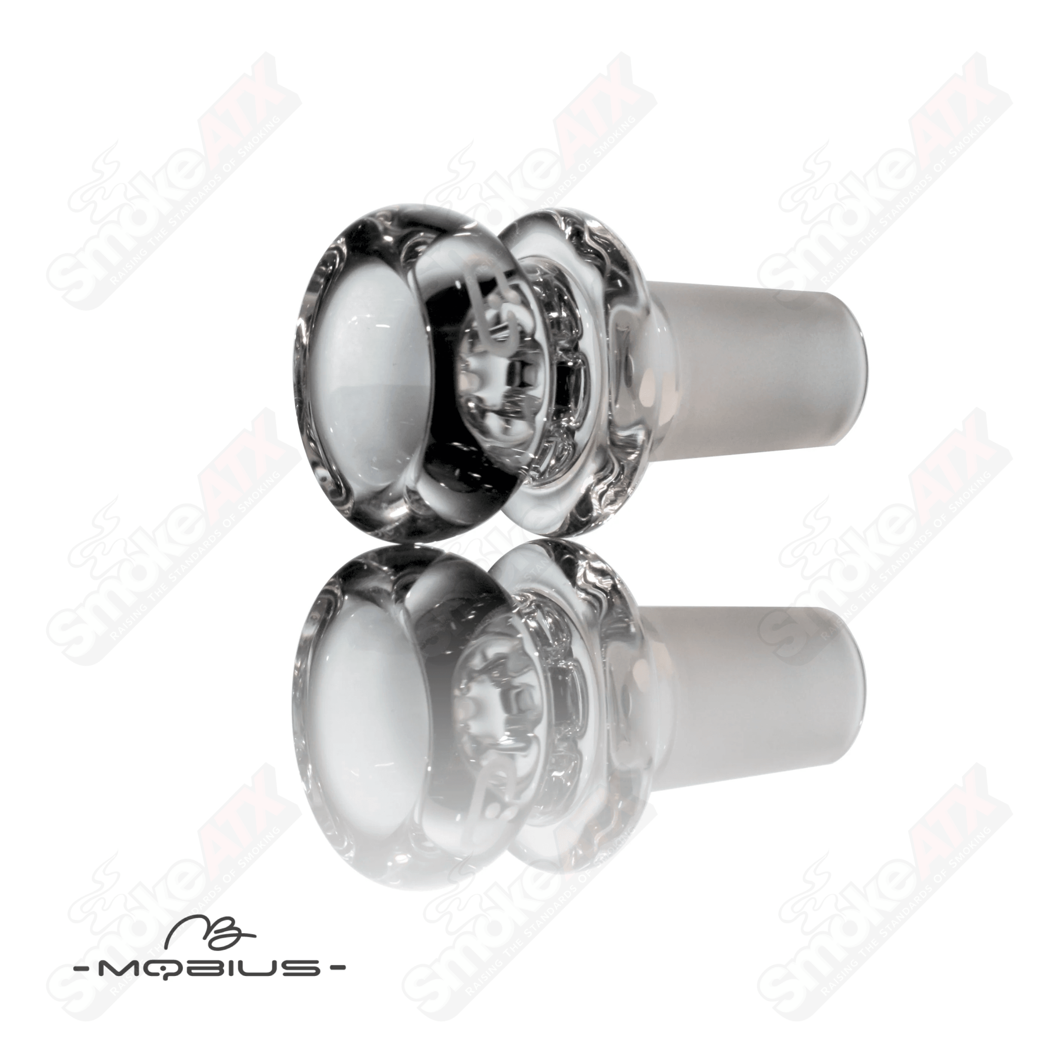 19mm Clear Multi Hole V3 Bowl Mobius - Smoke ATX