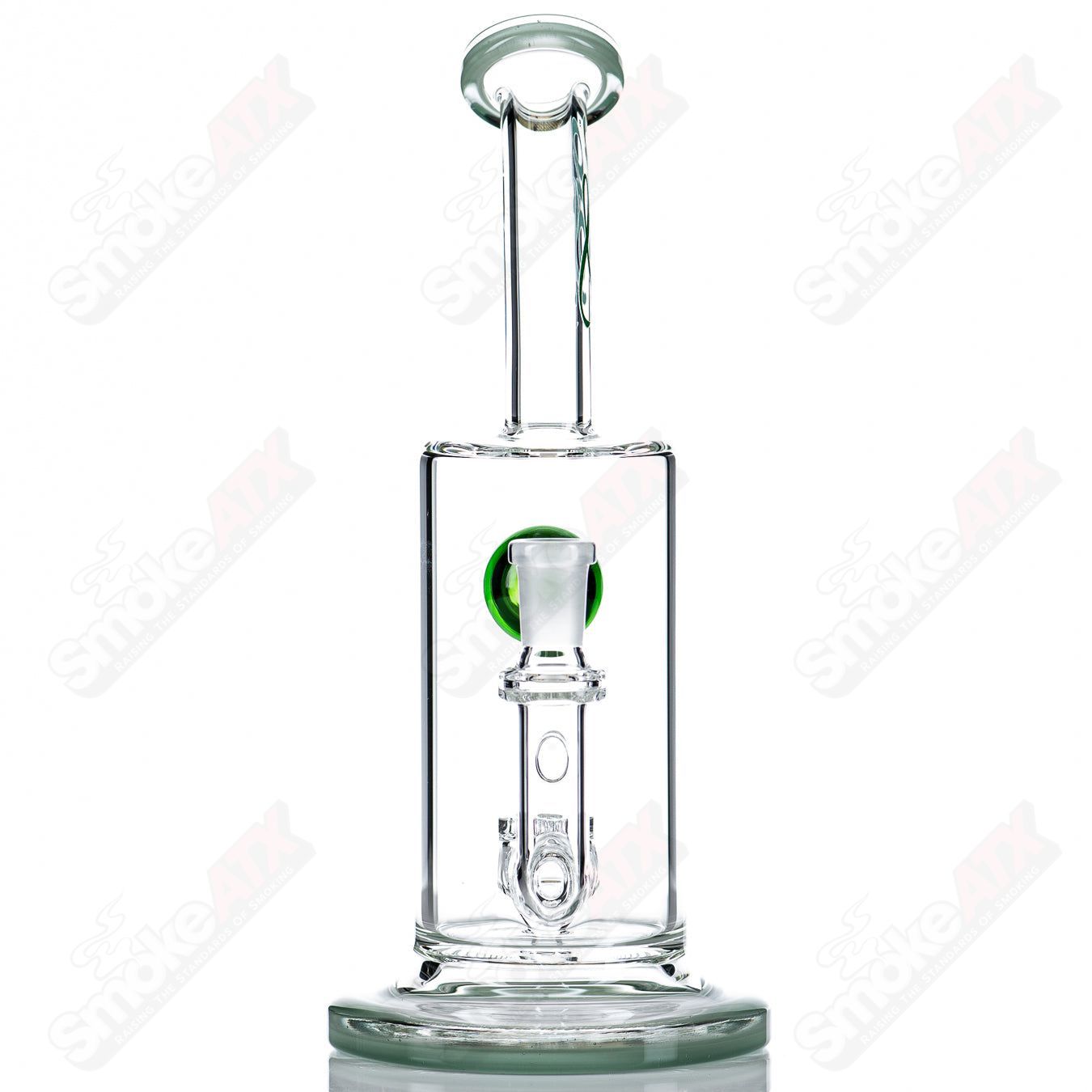 Colorful Toro 10mm Jet Perc Full Color Ball heady glass concentrate rig with intricate design and clear accents.
