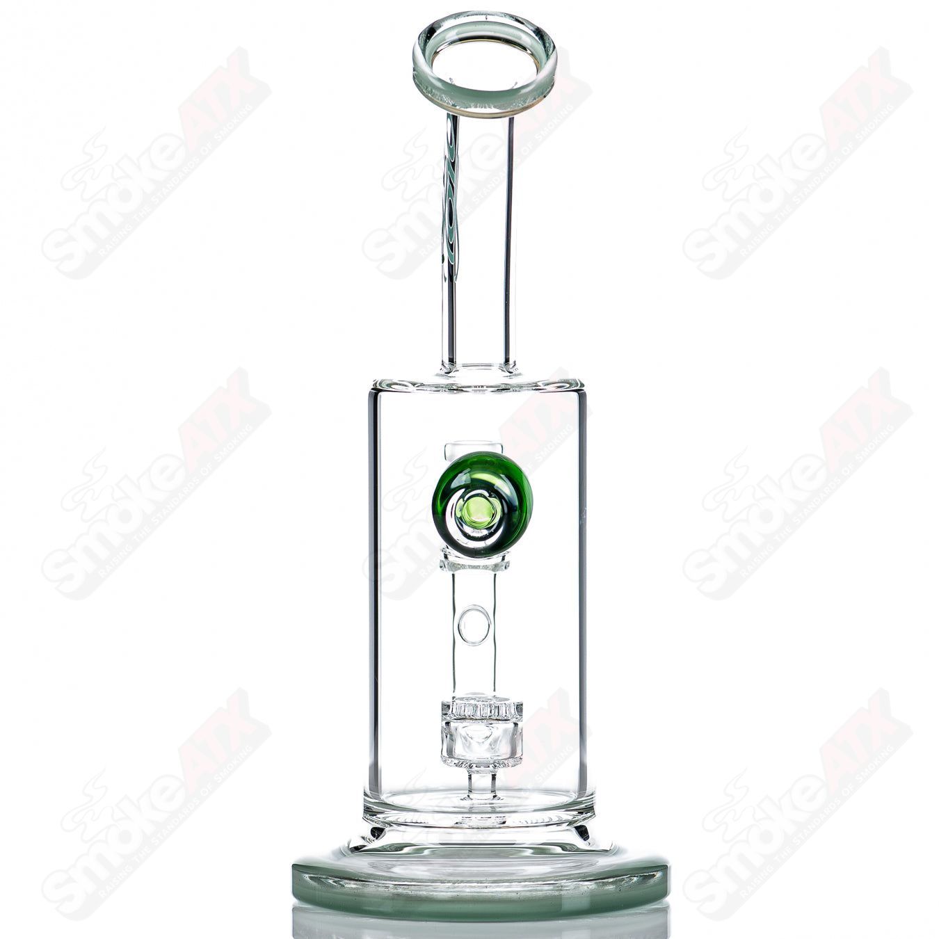 Toro Glass 10mm Jet Perc Full Color Ball concentrate rig, heady glass design with vibrant colors and intricate jet percolator details.