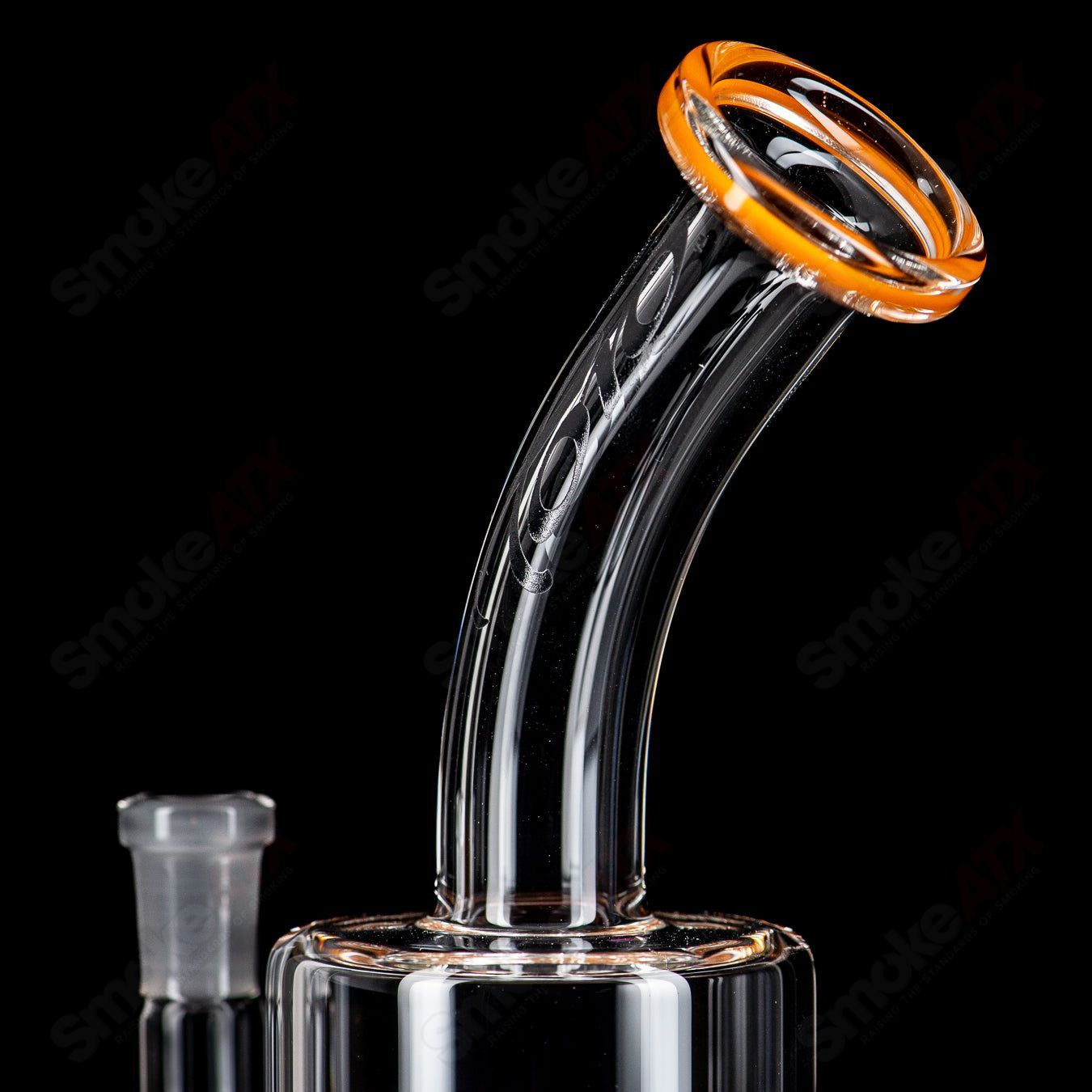 2 10mm Macro Single w/ Color Accents by Toro Glass - Smoke ATX