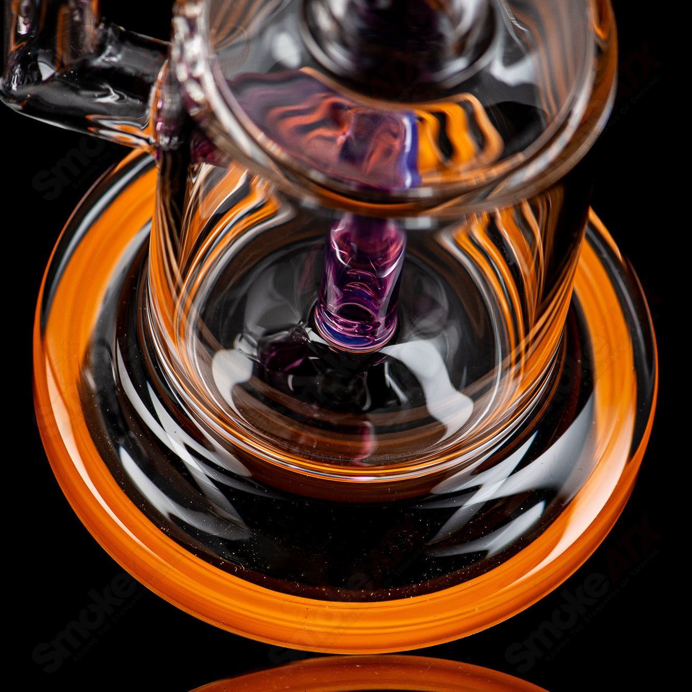 2 10mm Macro Single w/ Color Accents by Toro Glass - Smoke ATX