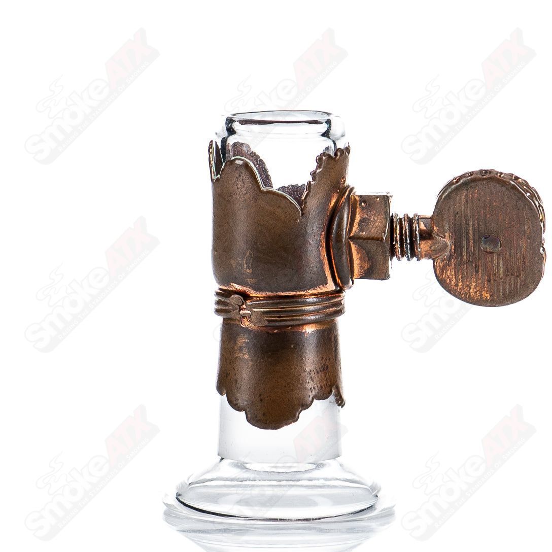 2 14mm Plain Electroformed Dome by Snic Glass - Smoke ATX