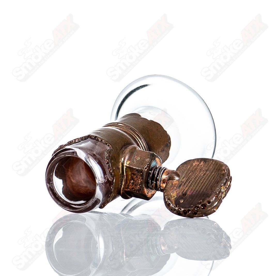2 14mm Plain Electroformed Dome by Snic Glass - Smoke ATX