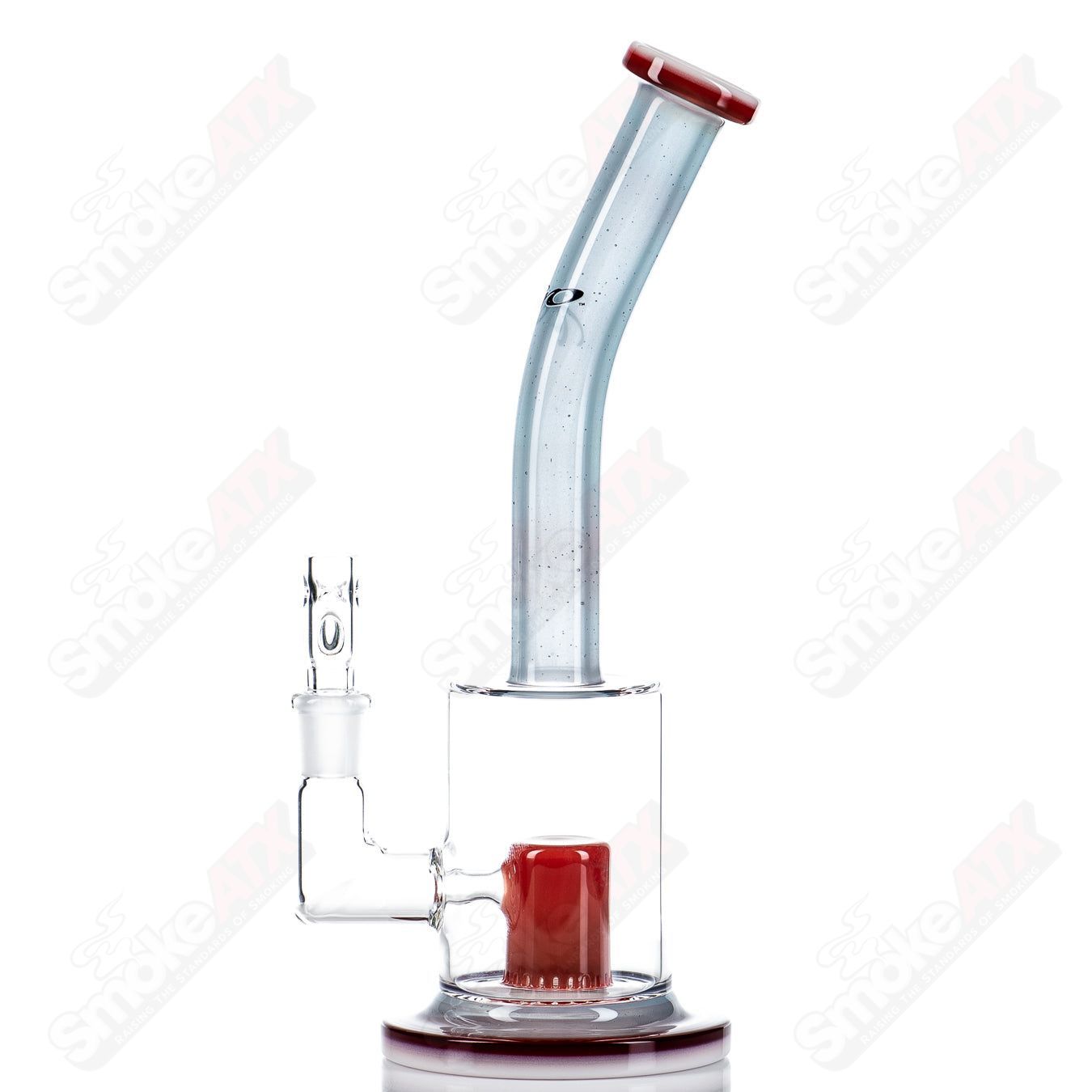 Toro Glass 14mm single froth concentrate rig with clear glass and intricate design, ideal for concentrate vaporization.