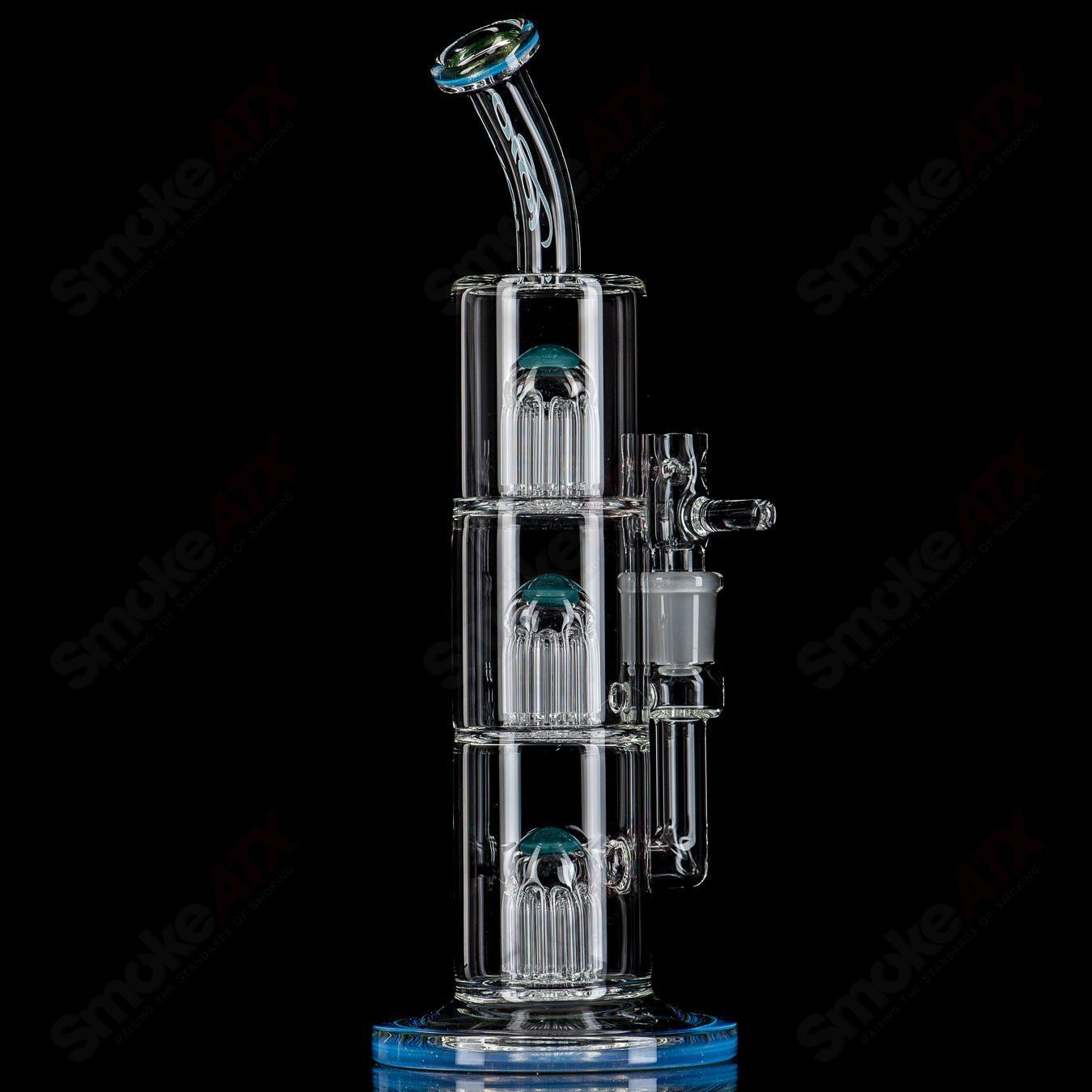 2 14mm Triple Macro by Toro Glass - Smoke ATX