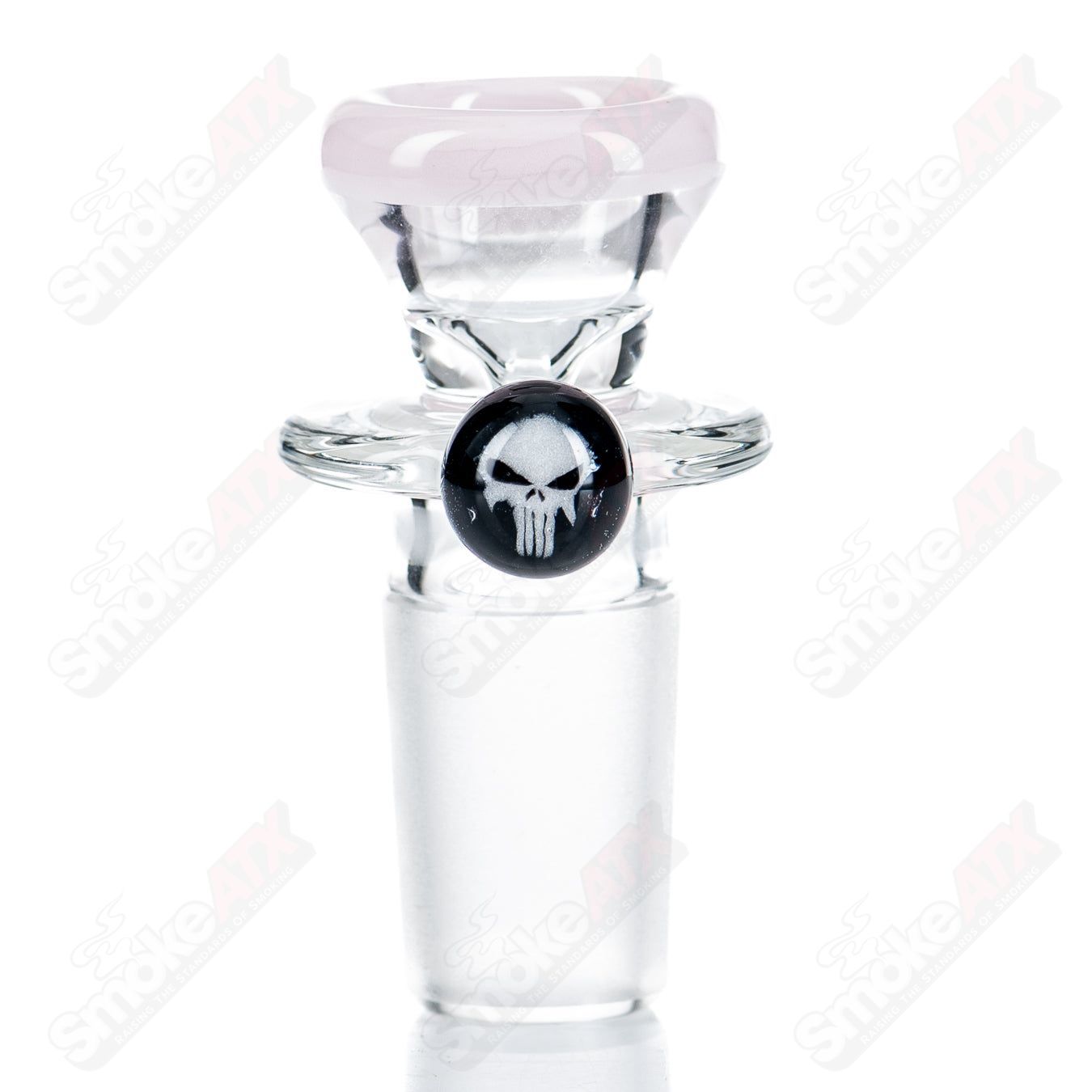 2 18mm Single Hole Slide w Millie (Punisher) by Black Tuna - Smoke ATX