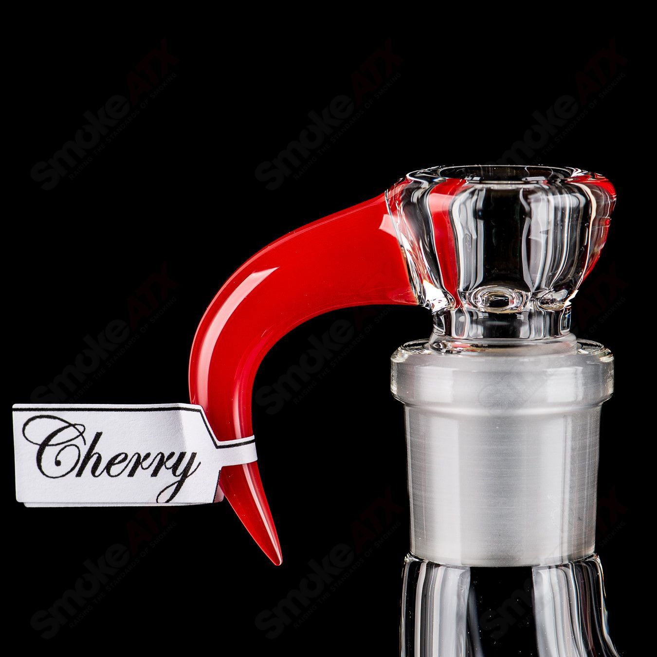 Sovereignty Glass straight tube with partial accent design, 44x4 inches, featuring a fixed 4-part configuration.