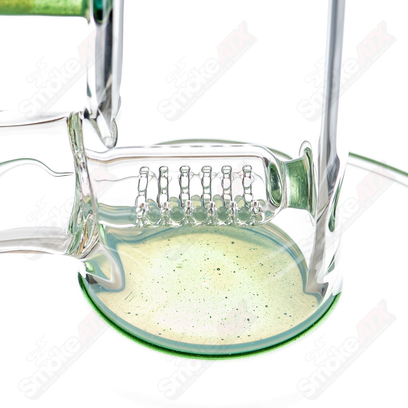 Sovereignty Glass Downgrid Stemline Partial Accent straight glass tube with Millie Sovereignty design, 50x5 size.