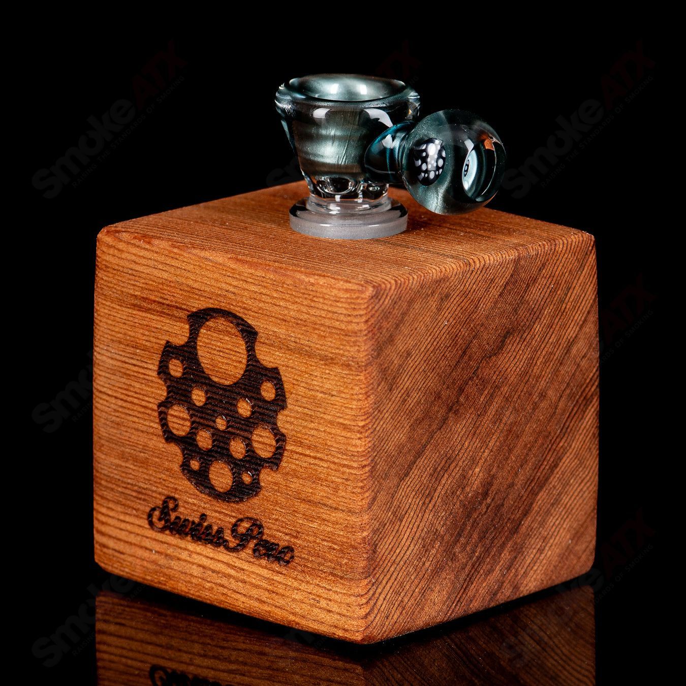 2 Color Slide 14mm Swiss Perc - Smoke ATX