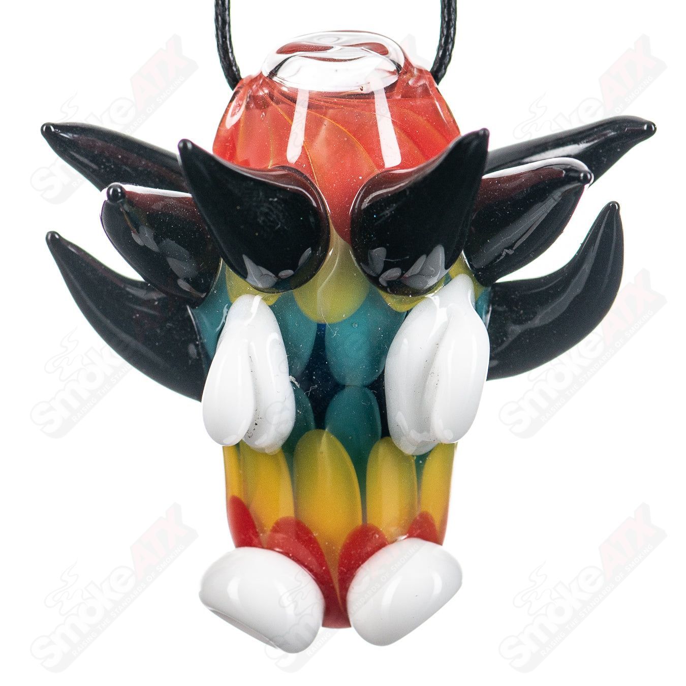 2 Dot Stack Dragon Pendant Focused Fire - Smoke ATX