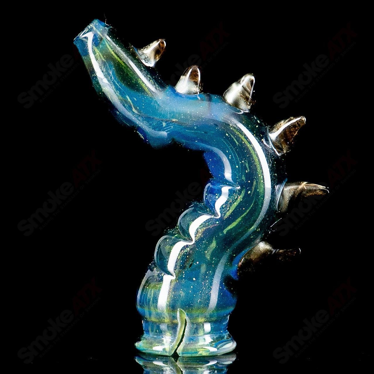 2 Dragon Tail Pivot Mouthpiece by Tony Kazy - Smoke ATX