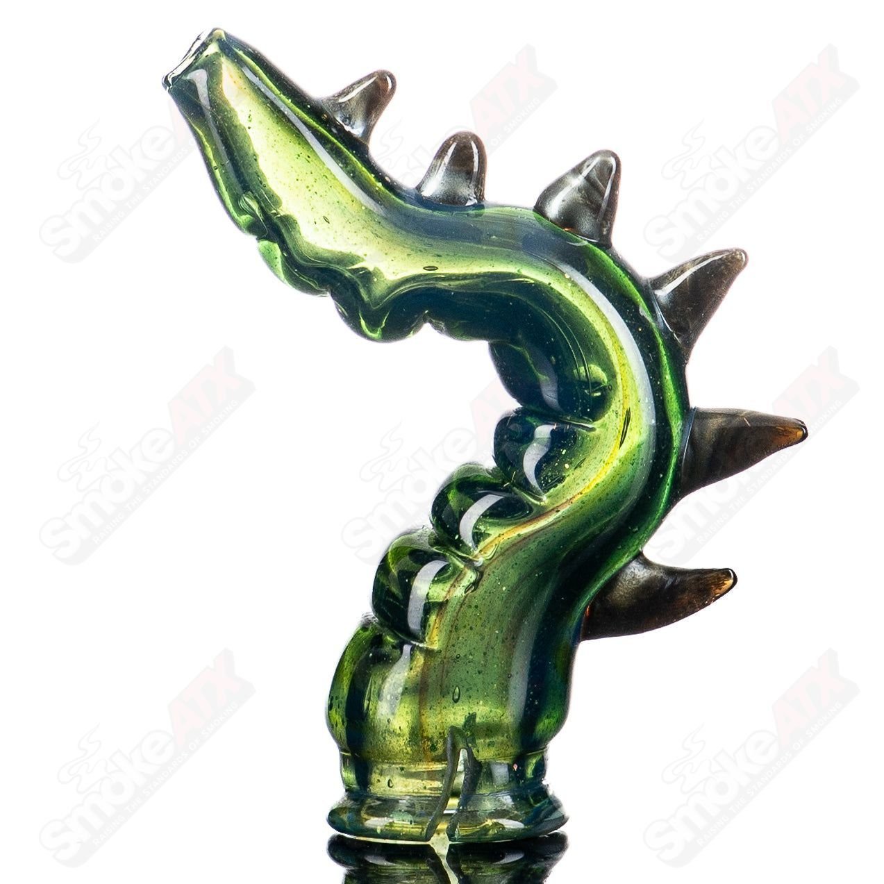 2 Dragon Tail Pivot Mouthpiece by Tony Kazy - Smoke ATX