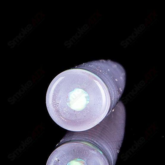 Sovereignty Glass Heady Glass spiral poker tool with opal accents and intricate design for glassworking and smoking accessories